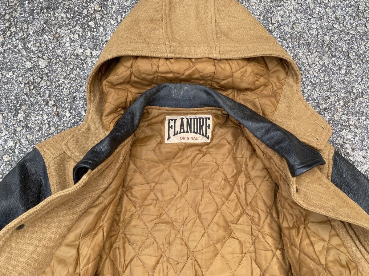 Vintage Men’s Flandre Original Boys Camp Leather Bomber Jacket Size US XL / EU 56 / 4 - 13 Thumbnail