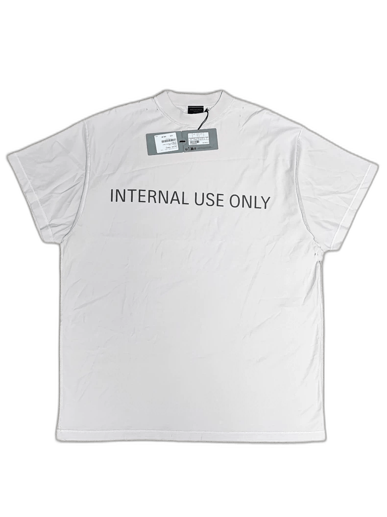 Balenciaga Balenciaga Internal Use Only Short Sleeve Tee Size US S / EU 44-46 / 1 - 1 Thumbnail