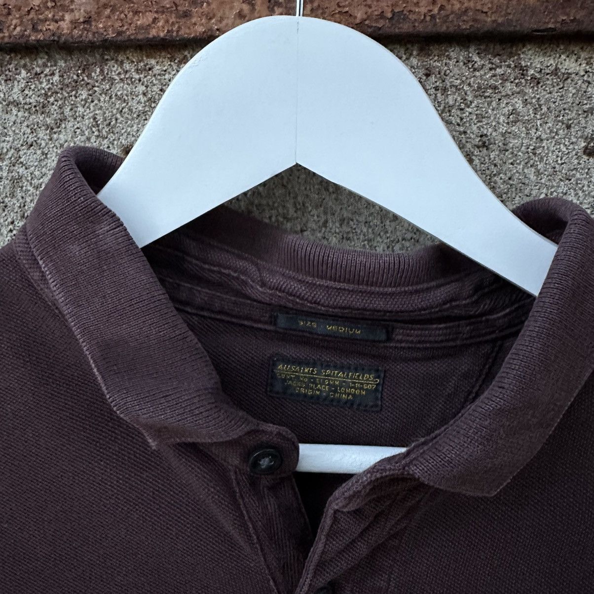 Allsaints Luxury Allsaints Polo Basic Fit Y2K 00s USA Size M Size US M / EU 48-50 / 2 - 6 Thumbnail