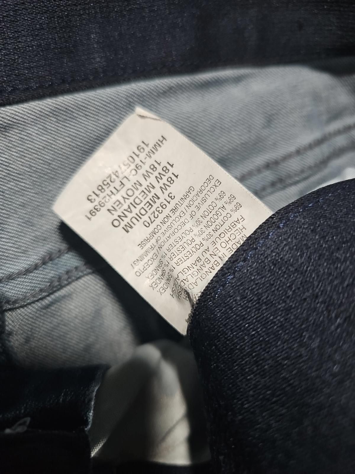 Lee Lee Womens Regular Fit Mid Rise 18W Medium Jeans Size 32" / US 10 / IT 46 - 3 Thumbnail