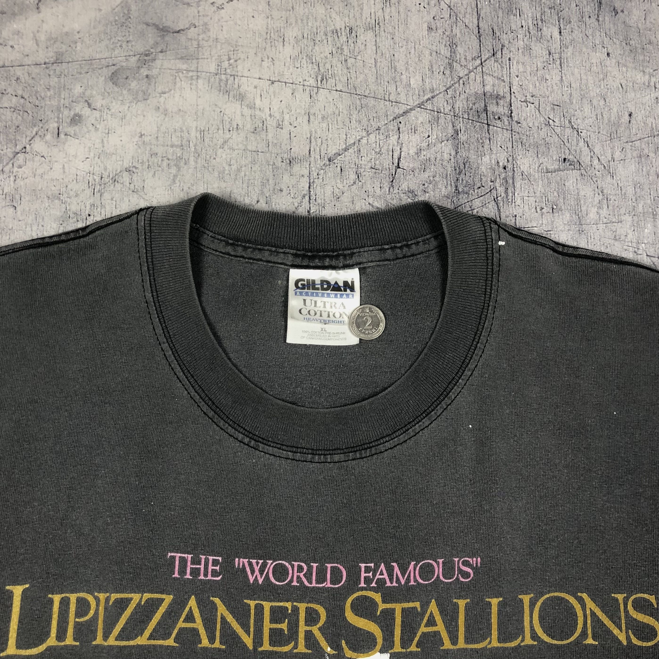 Vintage Lipizzaner Stallion World Famous Tour Vintage 90s Tee Size US XL / EU 56 / 4 - 3 Thumbnail