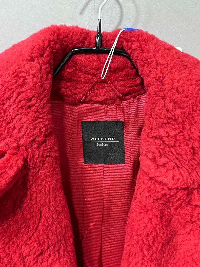 Max Mara Max Mara Red Short Teddy Size S / US 4 / IT 40 - 4 Thumbnail