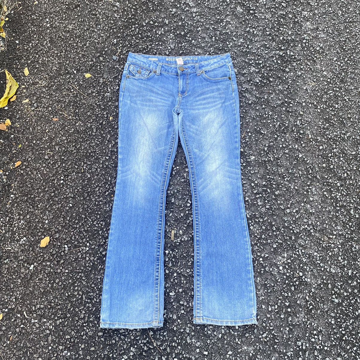 Jean × Mossimo × Vintage Vintage Mossimo Light Washed Flare Denim Jeans Size 34" / US 12 / IT 48 - 1 Thumbnail
