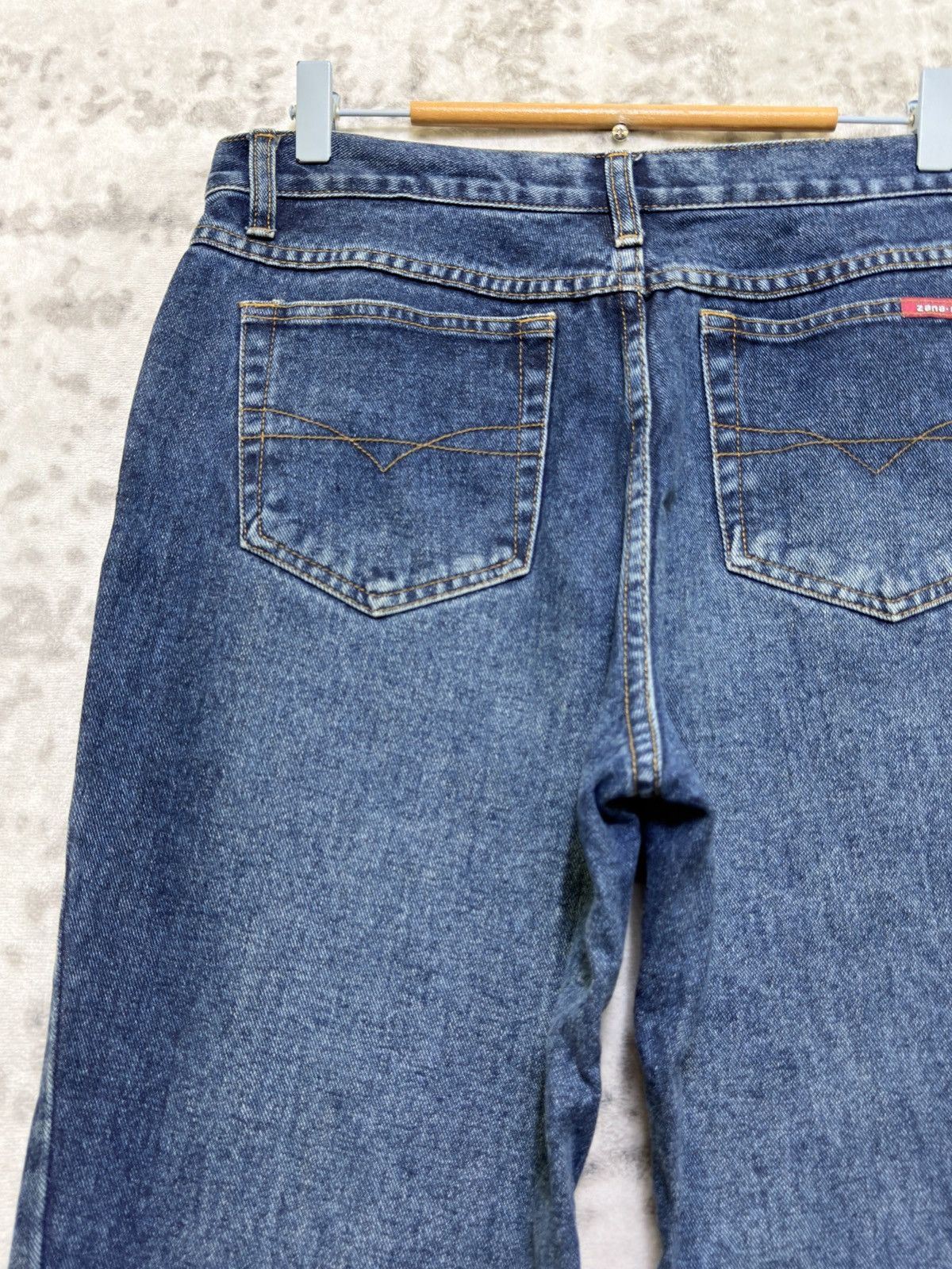 Hysteric Glamour Zana Di Patchwork Flare Y2K Vintage Denim Jeans Size US 30 / EU 46 - 9 Thumbnail
