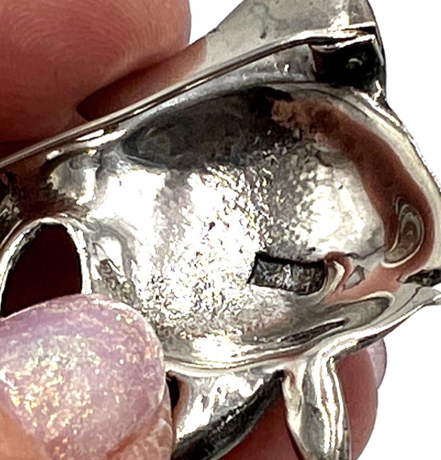 Other MEXICO Sterling Silver Figural Koi Fish Brooch Size ONE SIZE - 5 Thumbnail