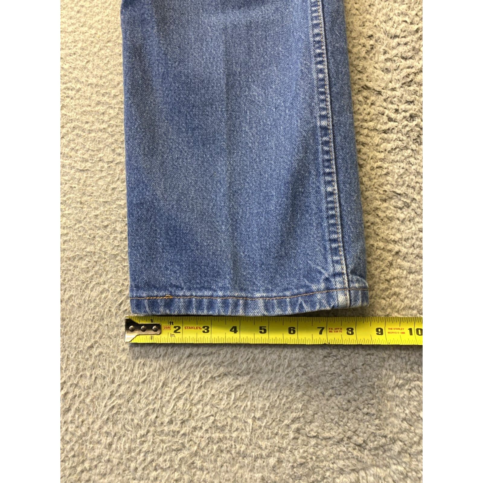 Wrangler VINTAGE Wrangler Jeans Men Denim Straight Slim 33x34 Blue 5-Pocket Design Mens Size US 34 / EU 50 - 6 Thumbnail