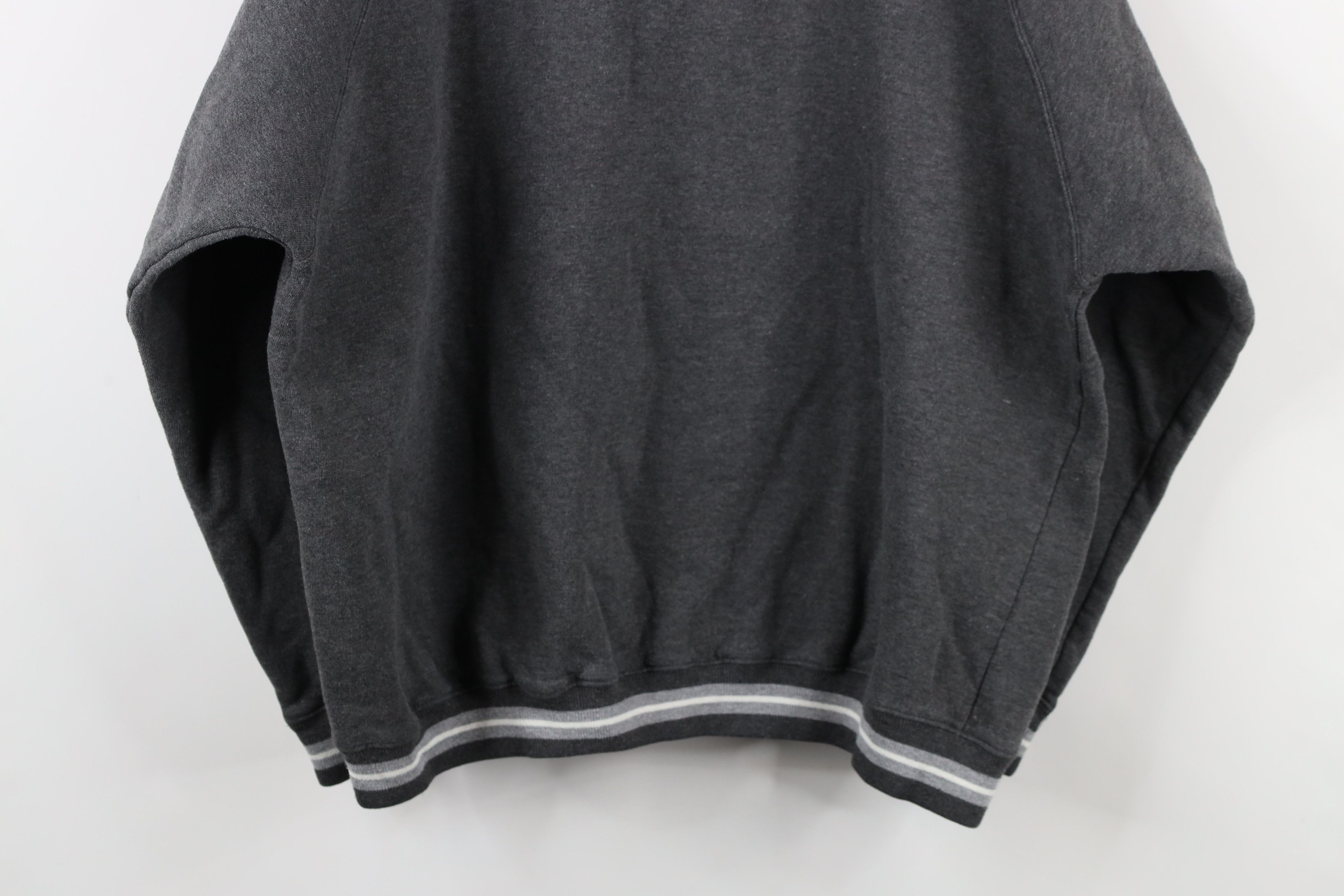Vintage Vintage 90s Streetwear Collared Pullover Sweatshirt Gray Size US XL / EU 56 / 4 - 9 Thumbnail
