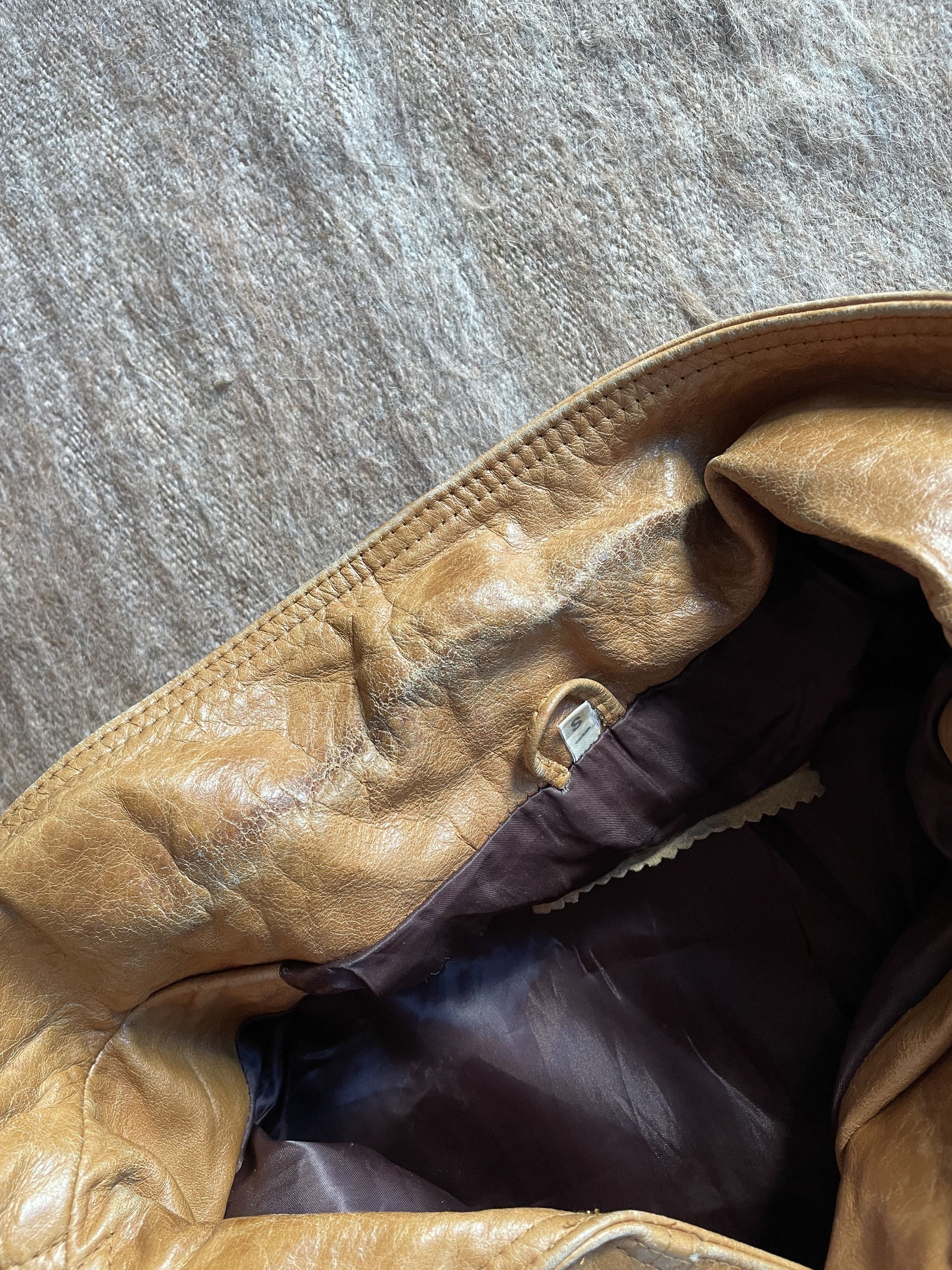 Vintage Vintage Leather UK Made Leather Jacket 7926AC Size US S / EU 44-46 / 1 - 8 Thumbnail