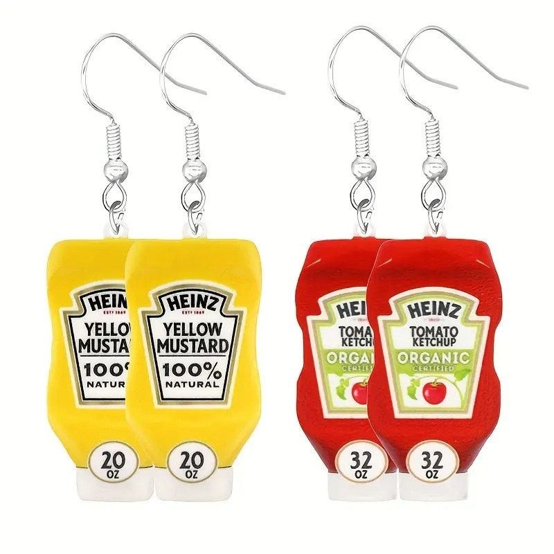 & Other Stories Mini Food Earrings – Quirky Grocery-Themed Dangle Earrings Size ONE SIZE - 5 Thumbnail