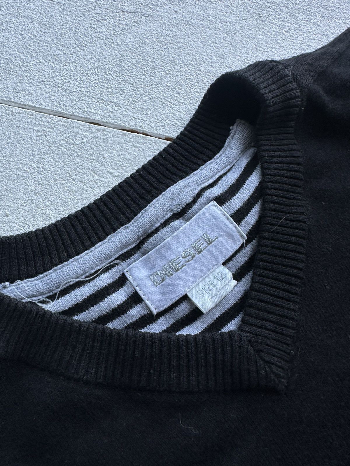 Diesel 90s🚨 DIESEL IF SIX WAS NINE STYLE avant garde Y2K MESH RARE Size S / US 4 / IT 40 - 5 Thumbnail