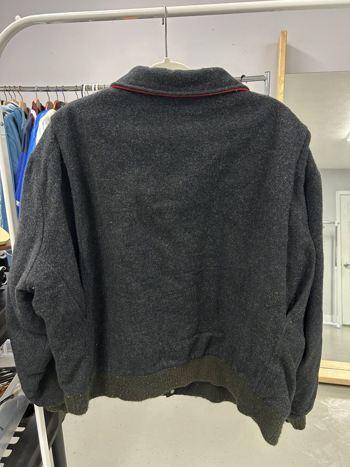 Woolrich Woolen Mills Vintage Woolrich Virgin Wool Cropped Jacket Size US XL / EU 56 / 4 - 2 Thumbnail