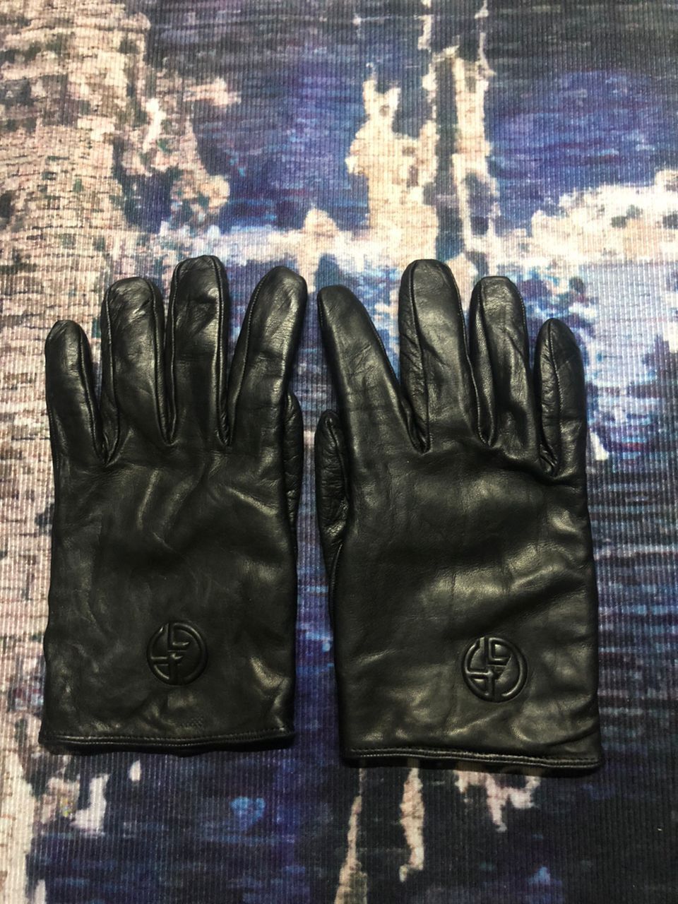Giorgio Armani Giorgio Armani Mainline Leather Gloves Tag Size -M Size ONE SIZE - 1 Thumbnail