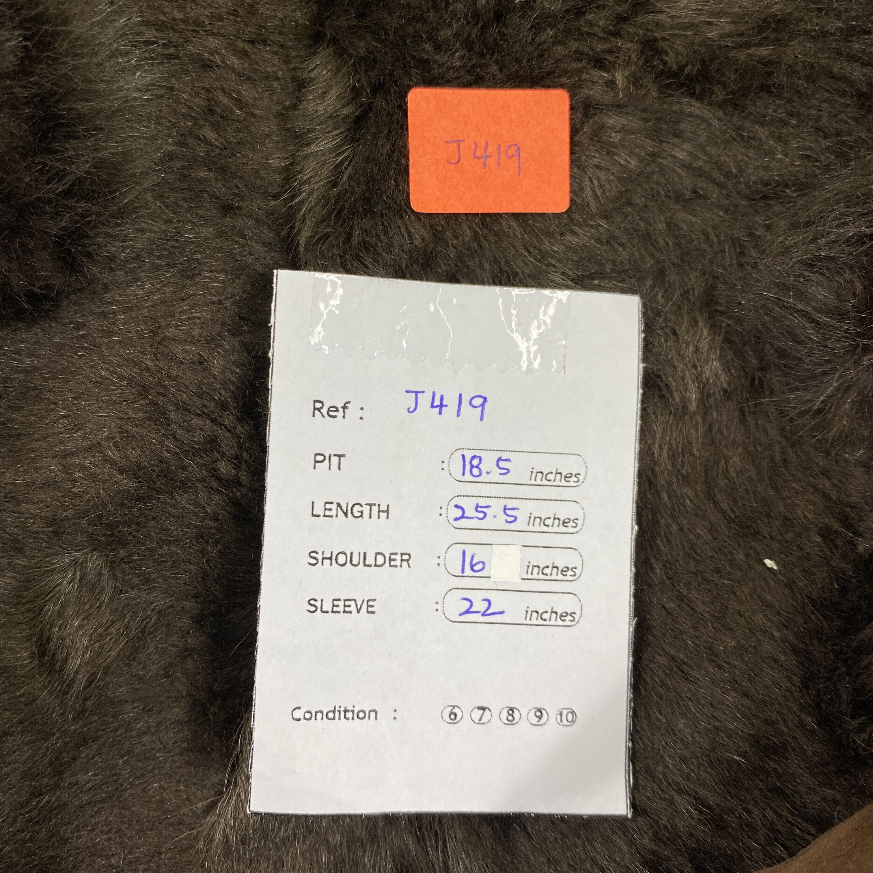 If Six Was Nine Vintage Leather Faux Fur Jacket- J419 Size S / US 4 / IT 40 - 6 Thumbnail