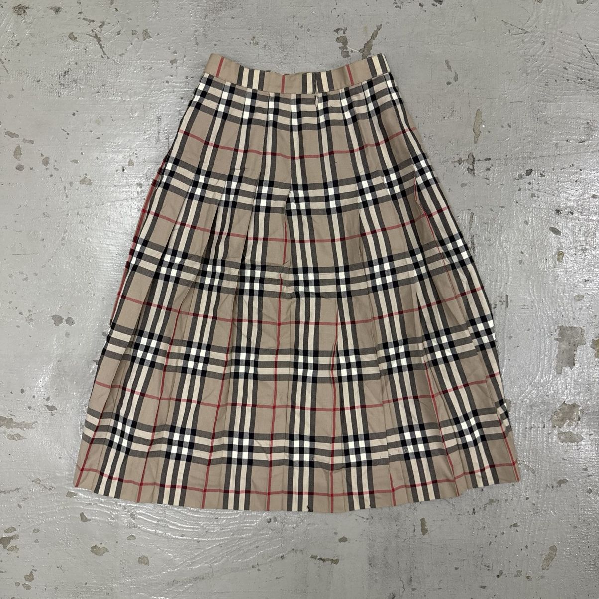 Burberry Vintage 90's Burberrys Nova Check Skirt Size 22" - 1 Thumbnail