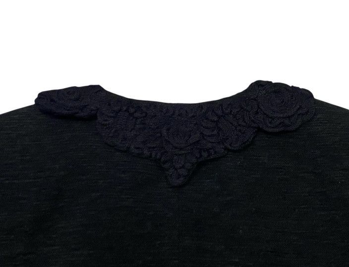 Issey Miyake Vintage Issey Miyake Petite Floral Knit Jacket Size M / US 6-8 / IT 42-44 - 6 Thumbnail