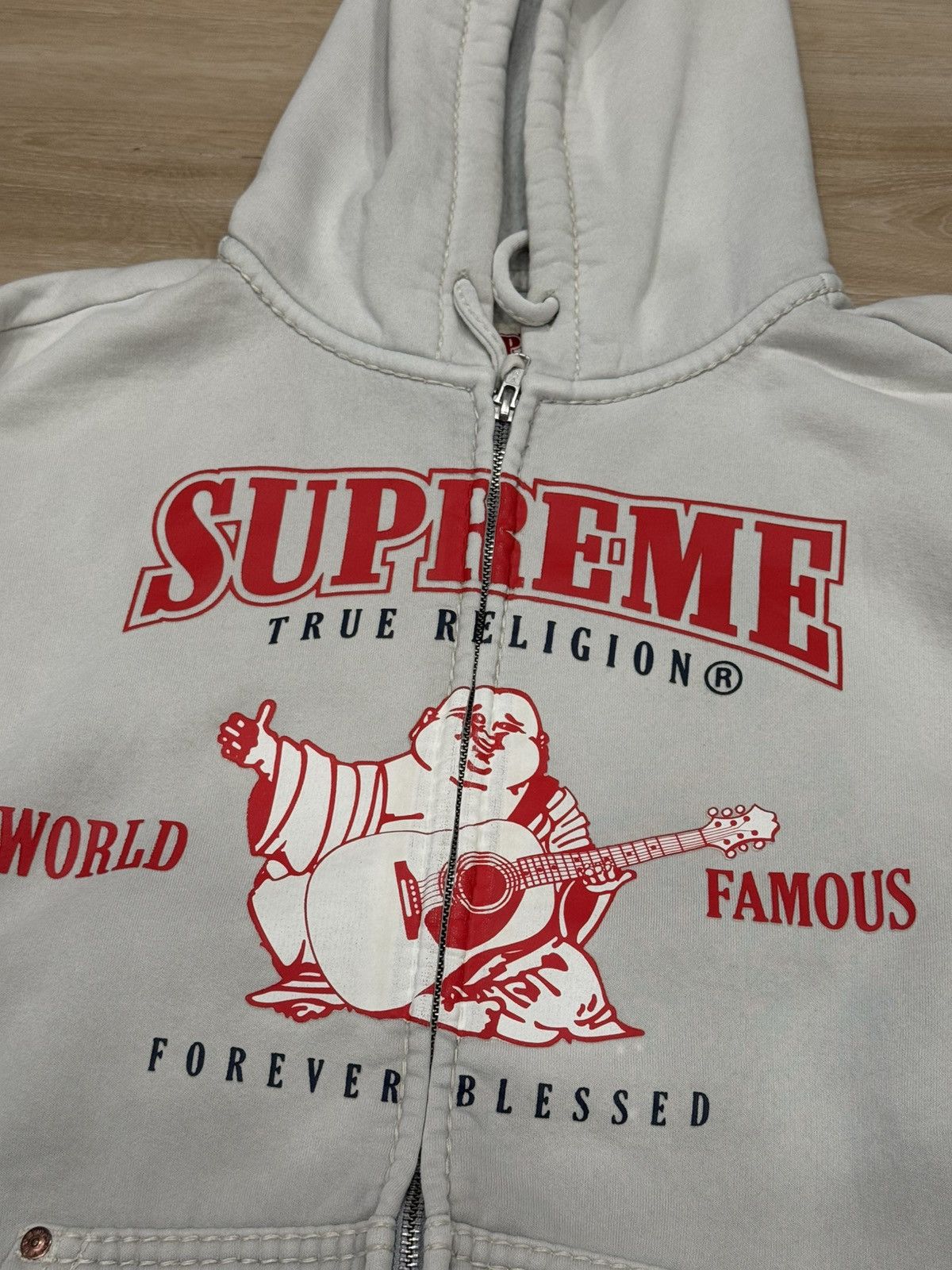 Supreme × True Religion Supreme True Religion Zip Up Hoodie Size US M / EU 48-50 / 2 - 2 Thumbnail