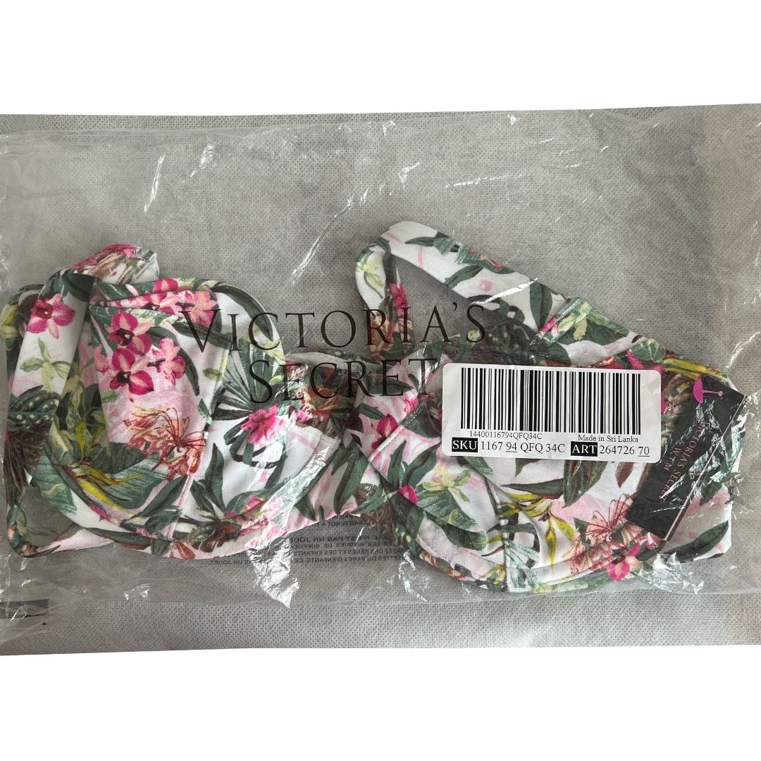 Victoria's Secret VICTORIA'S SECRET SWIM Essential Wicked Bikini Top, 34C Size ONE SIZE - 4 Thumbnail