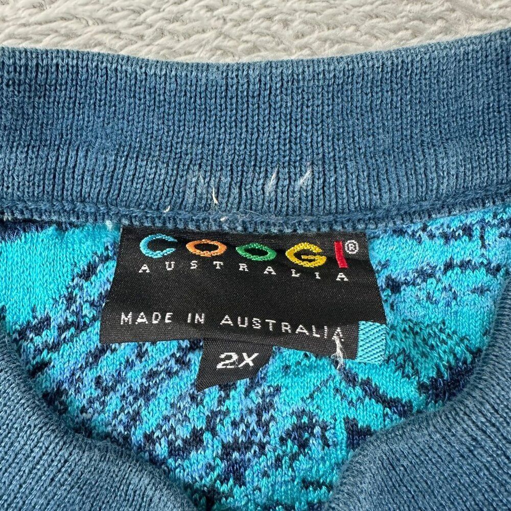 Coogi Coogi Australia Blue River Sweater Men's Size 2XL Size US XXL / EU 58 / 5 - 5 Thumbnail