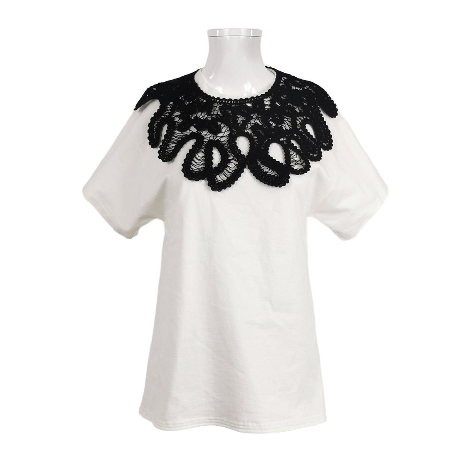 Jil Sander JIL SANDER JIL SANDER Cotton contrast color round neck T-s Size US M / EU 48-50 / 2 - 1 Thumbnail