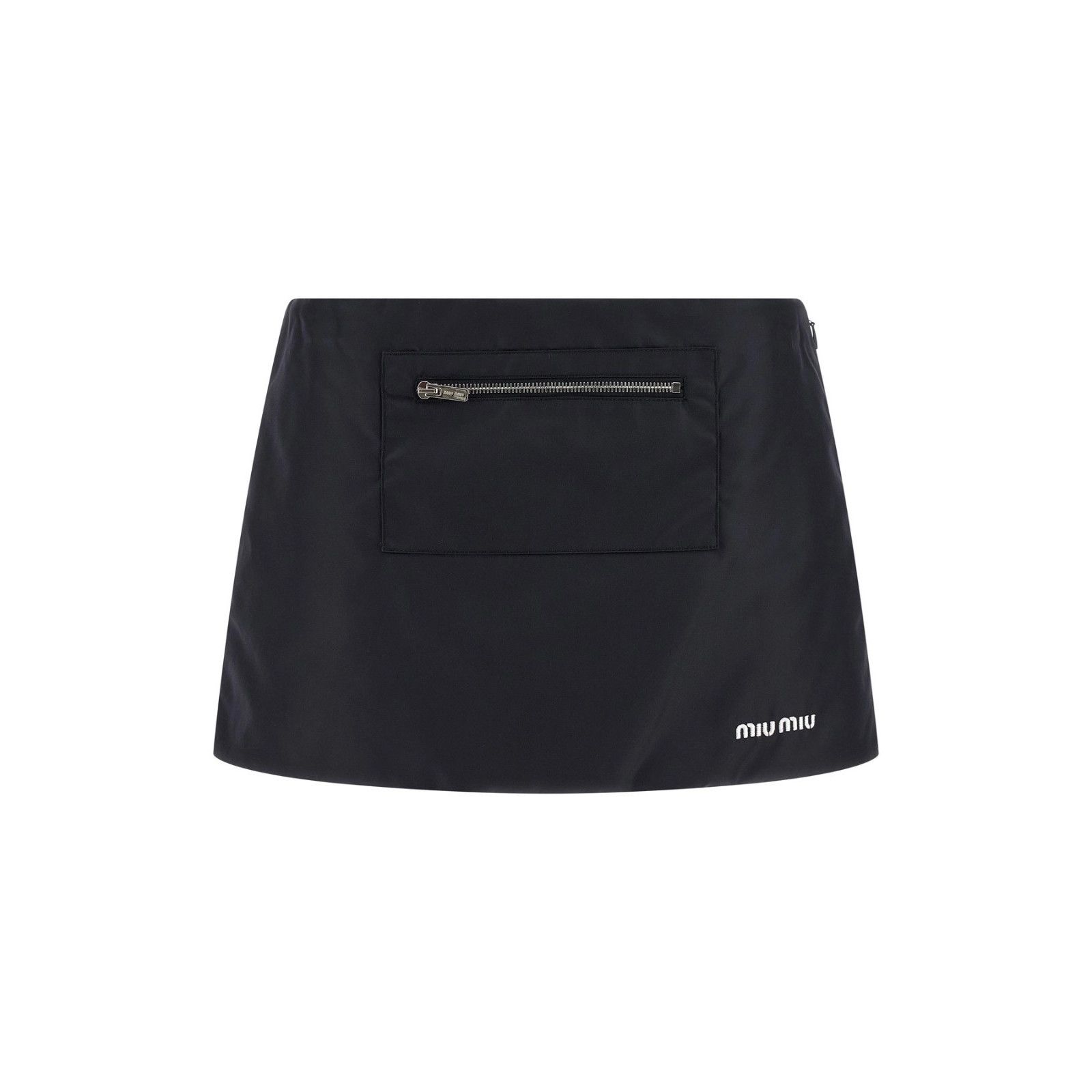 MIU MIU Navy Nylon Mini Skirt New & Authentic (Women's size: