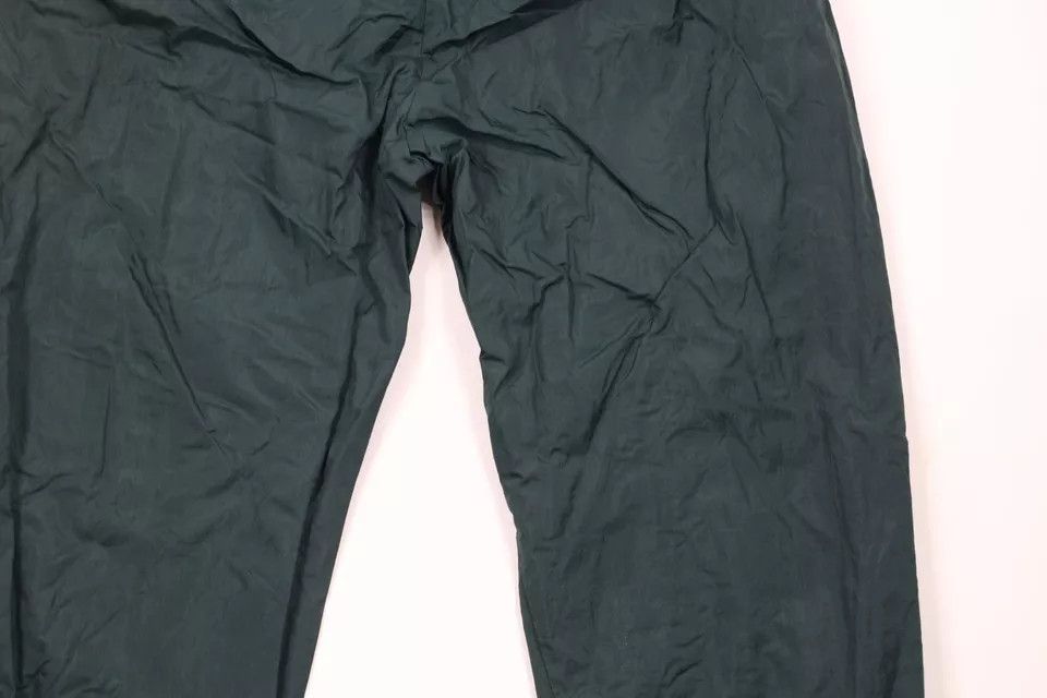 Vintage Vintage 90s Streetwear Blank Lined Nylon Joggers Pants Green Size US 38 / EU 54 - 11 Thumbnail
