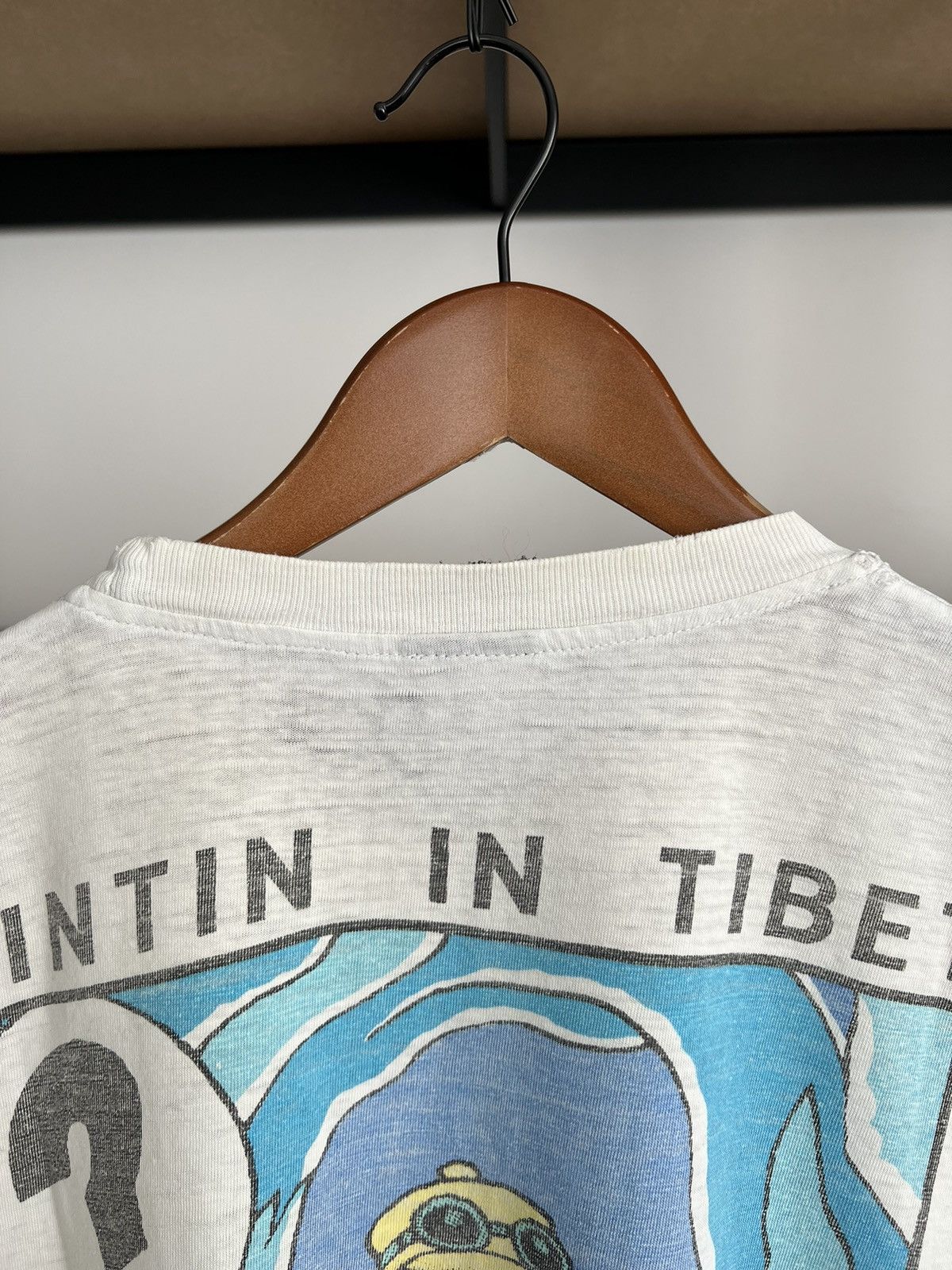 Cartoon Network Vintage 90s TinTin in Tibet Comics Cartoon White T-shirt Size US XL / EU 56 / 4 - 22 Thumbnail