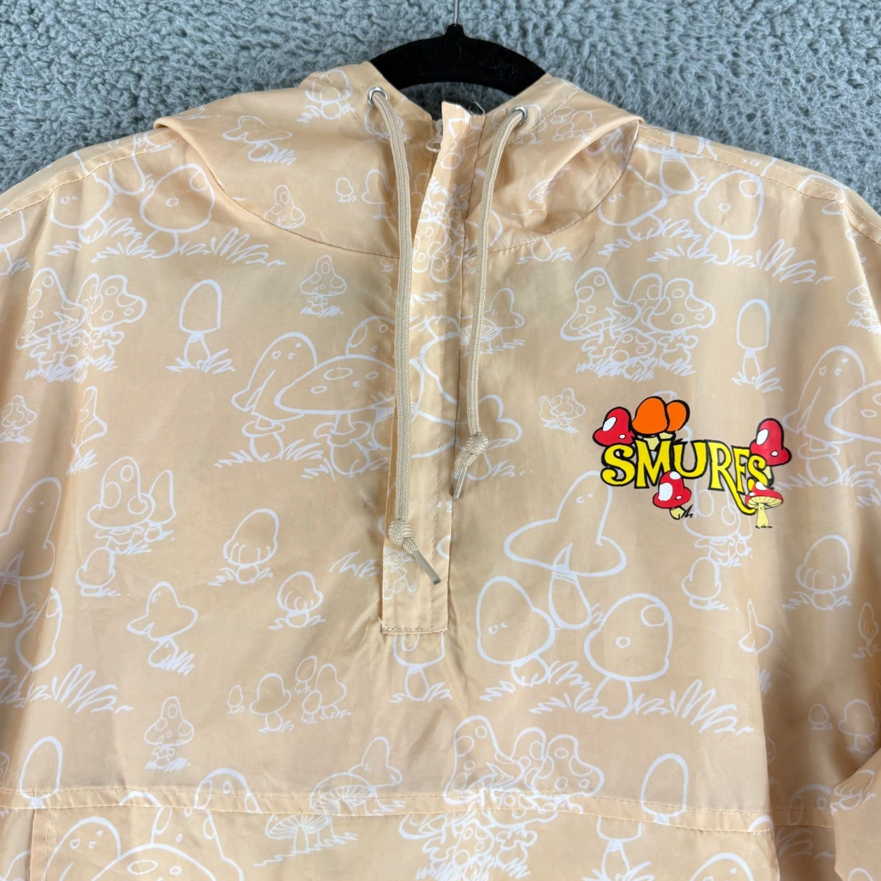 Vintage **Smurfs Orange Lightweight Windbreaker Jacket Mens Large** User: Smurfs Orange Lightweight Windbreaker Jacket Mens Large Size US L / EU 52-54 / 3 - 6 Thumbnail