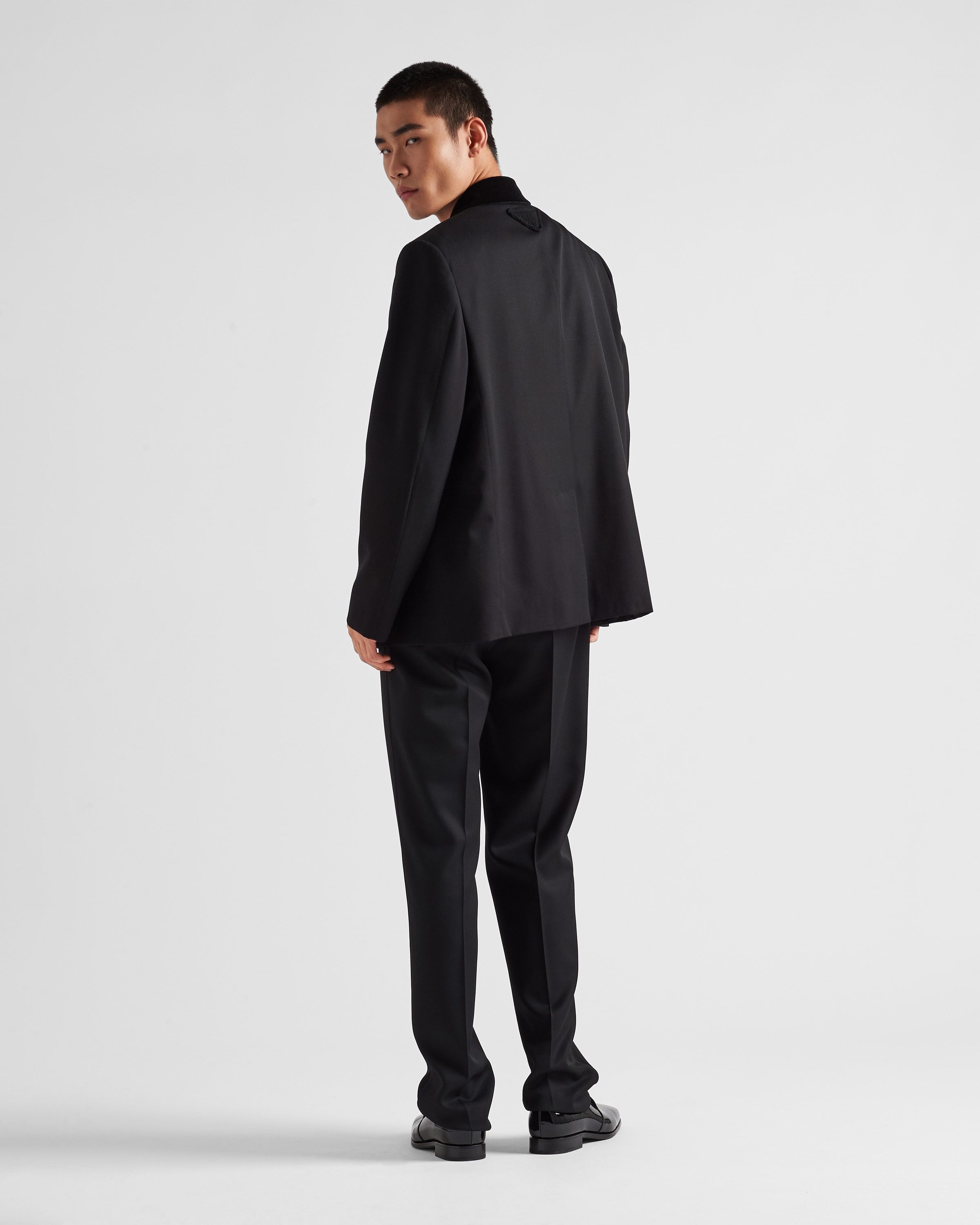 Prada oc11z0625 Double-Breasted Wool Jacket in Black Size US L / EU 52-54 / 3 - 5 Thumbnail