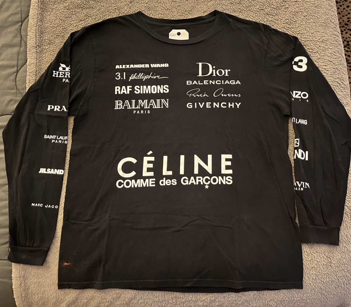 Celine VTG Rare Designer Sample Made By BLK MKRT 2015 Black XL Size US XL / EU 56 / 4 - 1 Thumbnail