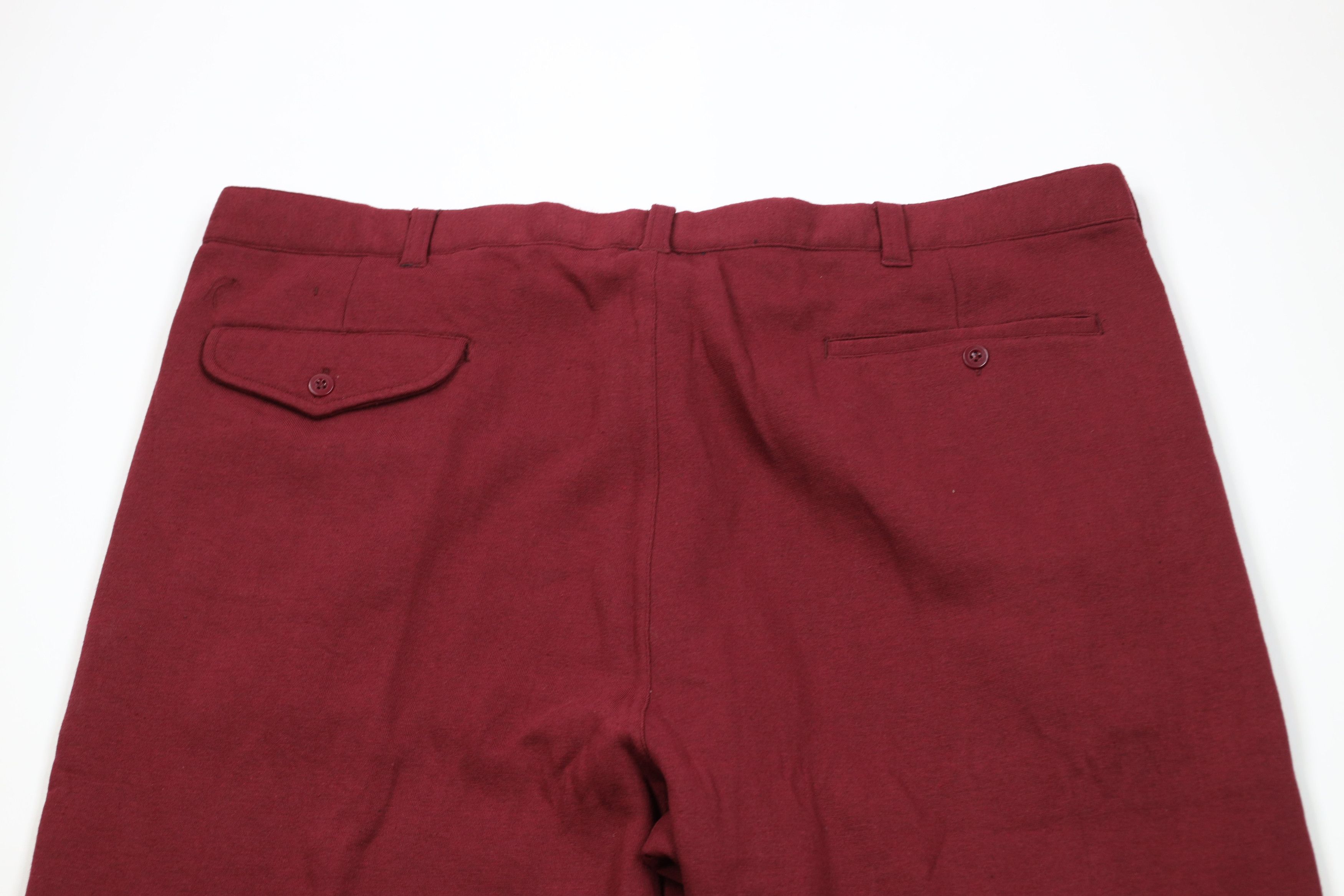 Vintage Vintage 90s Streetwear Wide Leg Sweatpants Chino Pants Red Size US 44 / EU 60 - 12 Thumbnail