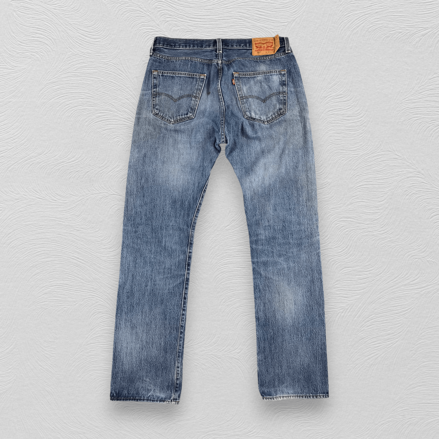 Levi's Vintage Levi's 501 Jeans Dirty Faded Blue Distressed KJ656 Size US 36 / EU 52 - 2 Thumbnail