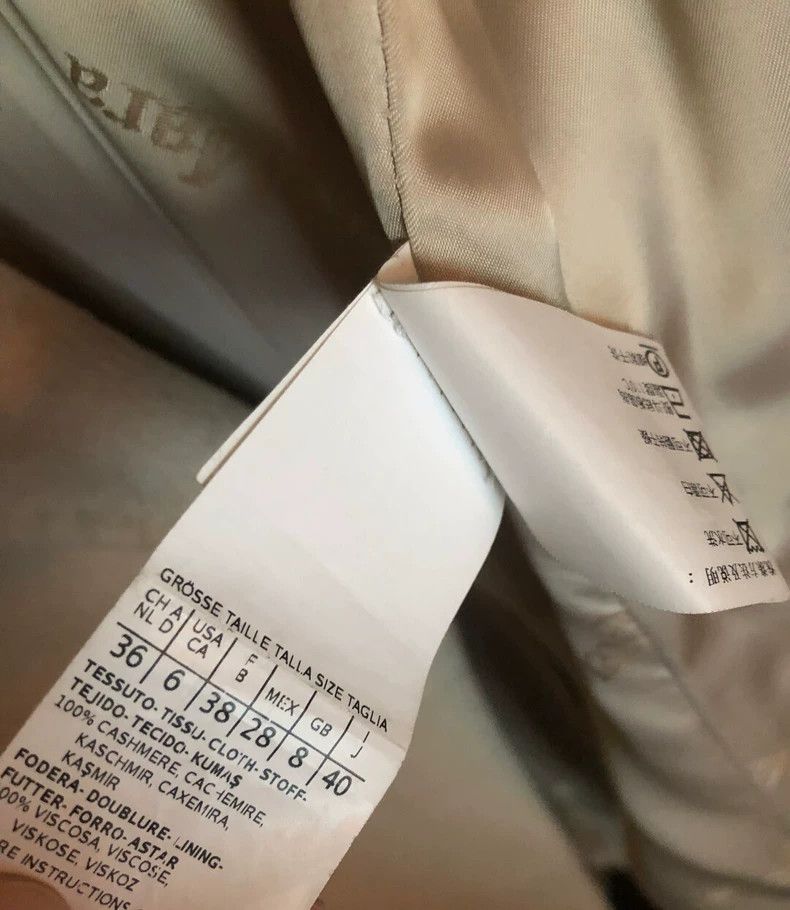 Max Mara Max Mara Cashmere beige coat Size L / US 10 / IT 46 - 4 Thumbnail