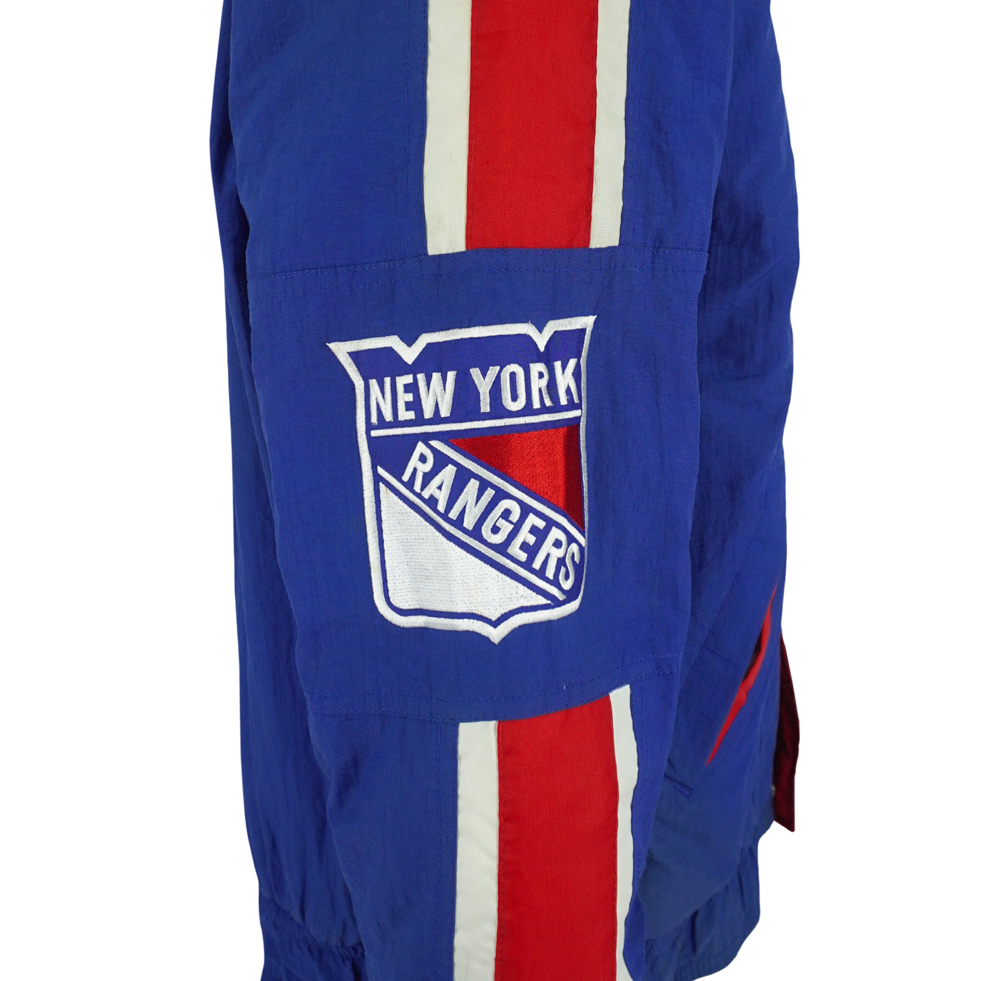 Starter NHL - New York Rangers Hooded Puffer Jacket 1990s Size US L / EU 52-54 / 3 - 4 Thumbnail