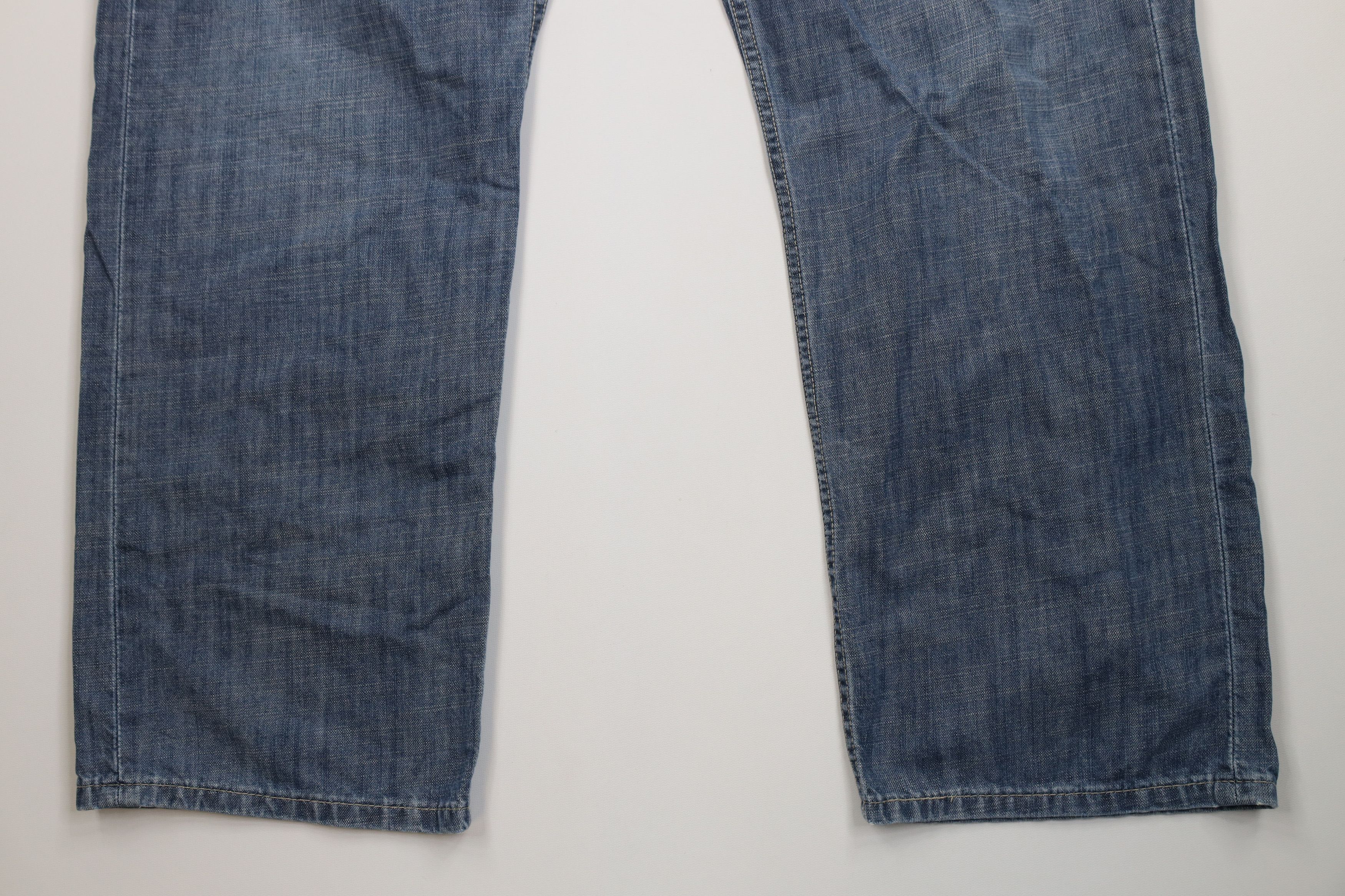 Levi's Vintage Y2K Levis 569 Fit Straight Wide Leg Denim Jeans Size US 38 / EU 54 - 4 Thumbnail