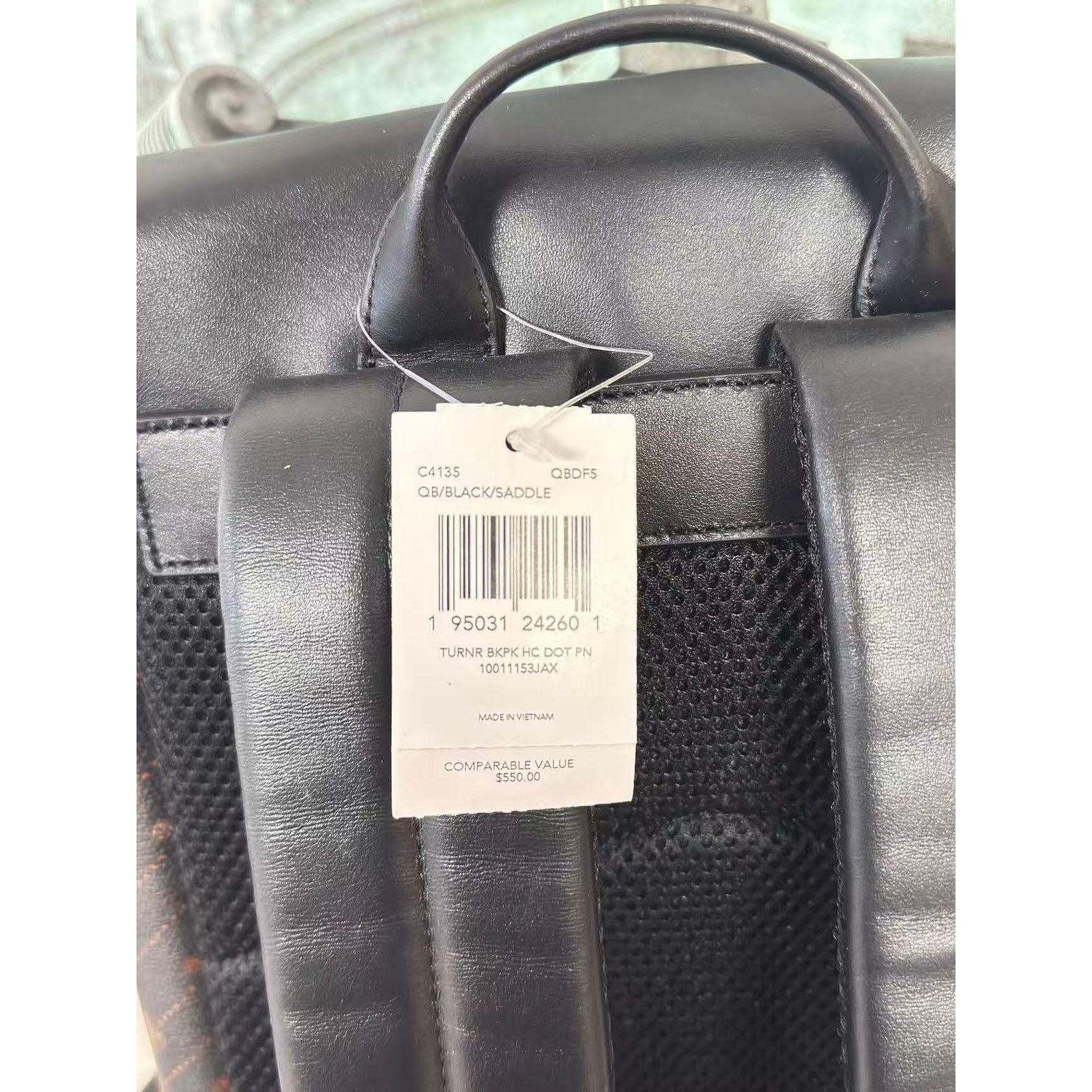 Coach Coach C4135 Turner Backpack Horse And Carriage Dot IN BLACK Size ONE SIZE - 7 Thumbnail