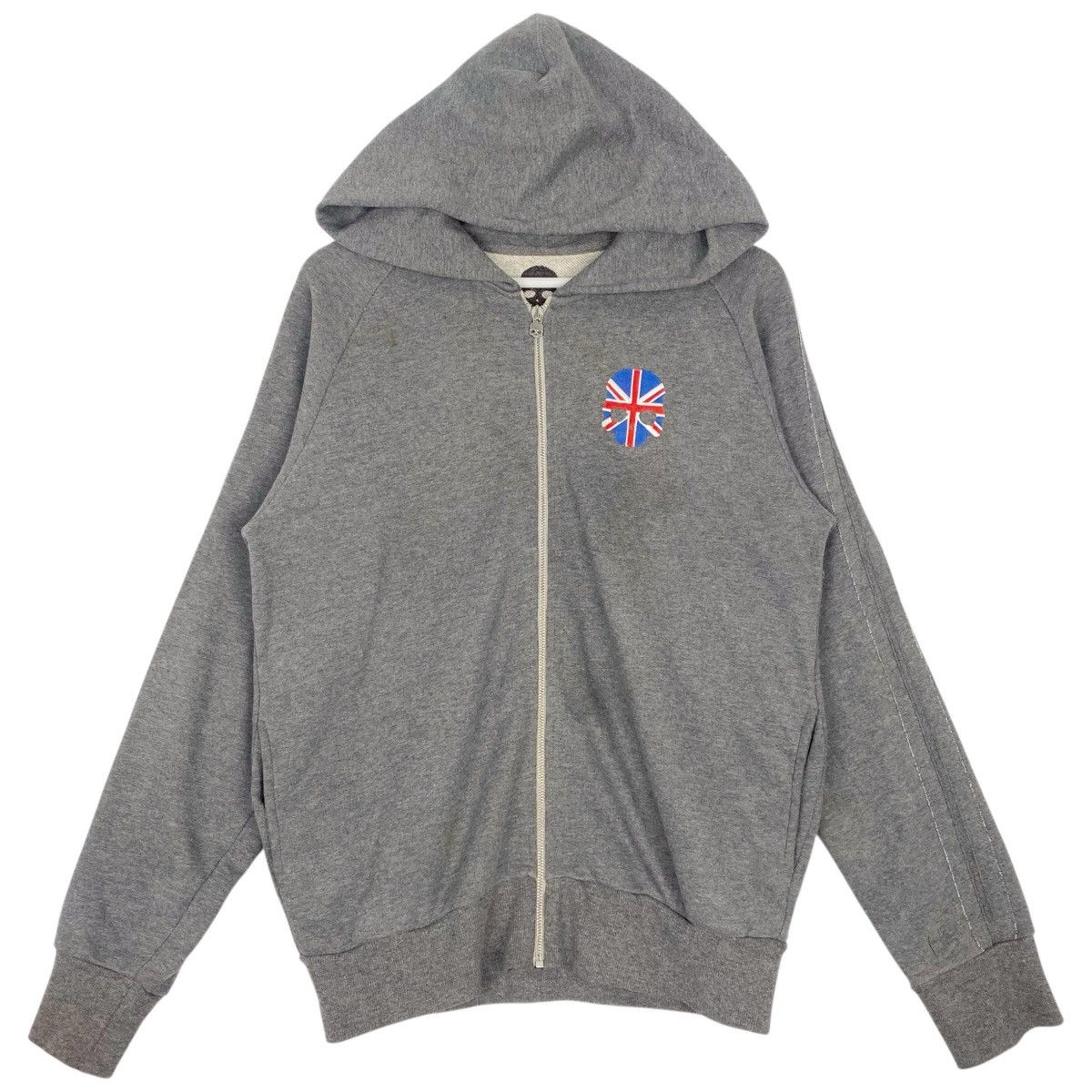 Other Vintage Hydrogen Full Zip Hoodie Sweater Grey Pullove Size M Size US M / EU 48-50 / 2 - 1 Thumbnail