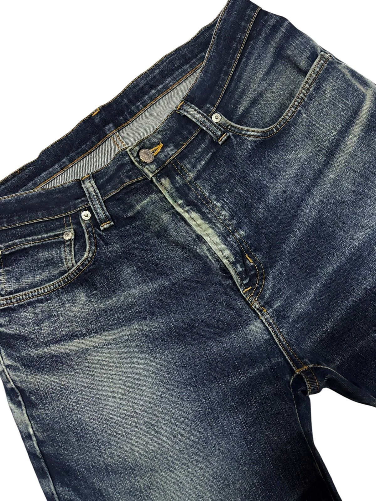 Edwin Vtg Edwin Japan 602 Distressed Jeans Size US 32 / EU 48 - 4 Thumbnail