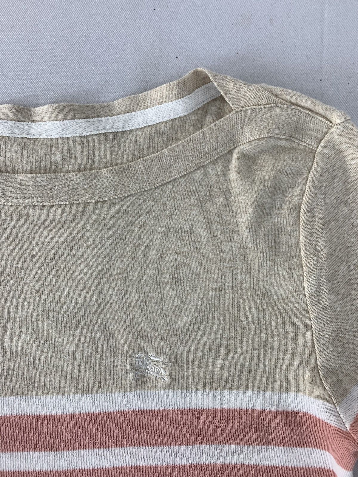 Burberry Vintage Style Burberry London Striped Blouse T-shirt Size S / US 4 / IT 40 - 4 Thumbnail