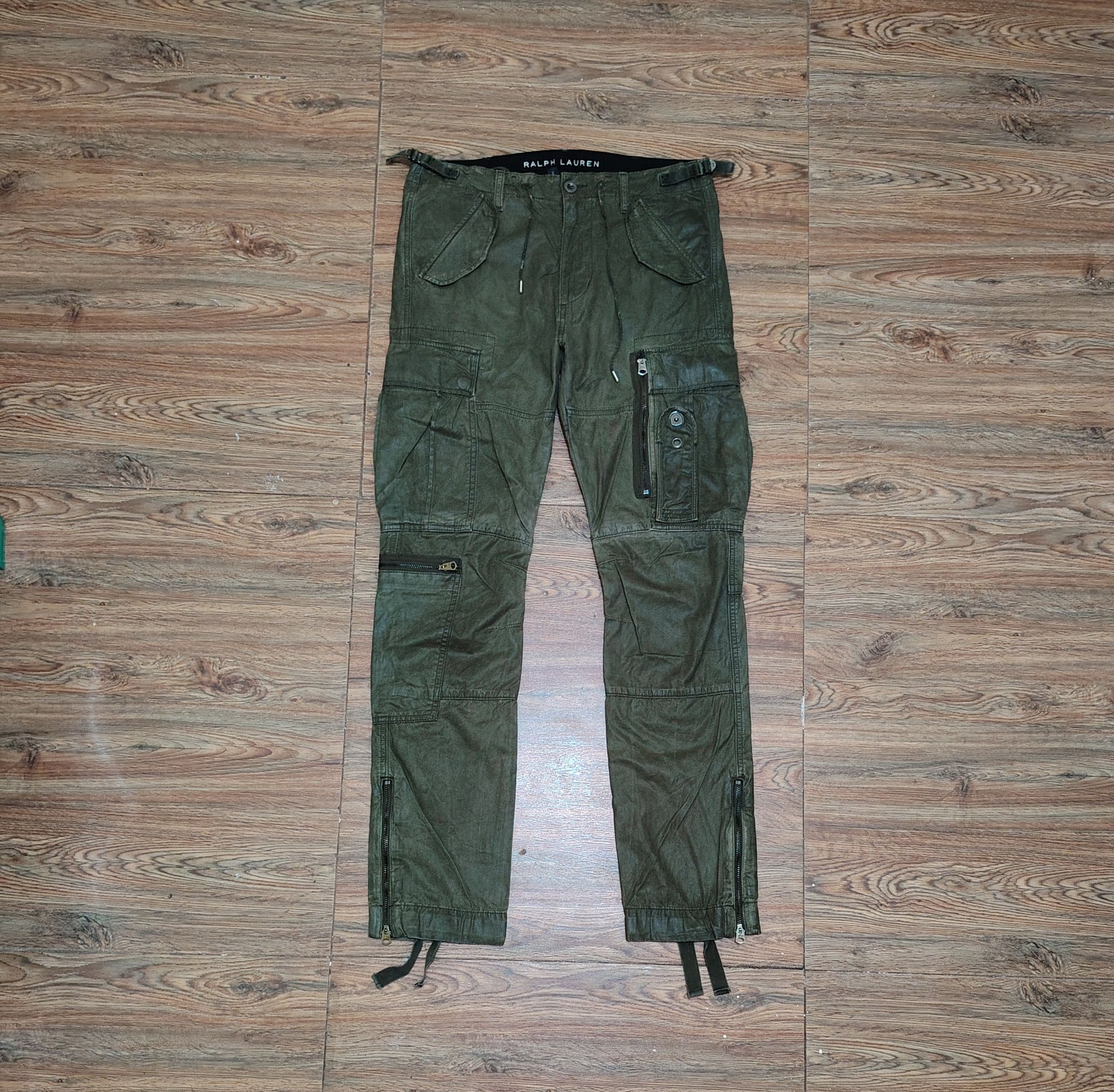 Ralph Lauren RALPHLAUREN-BlackLabel- 'The Courier' Waxed Biker Cargo Pant Size US 33 - 1 Thumbnail
