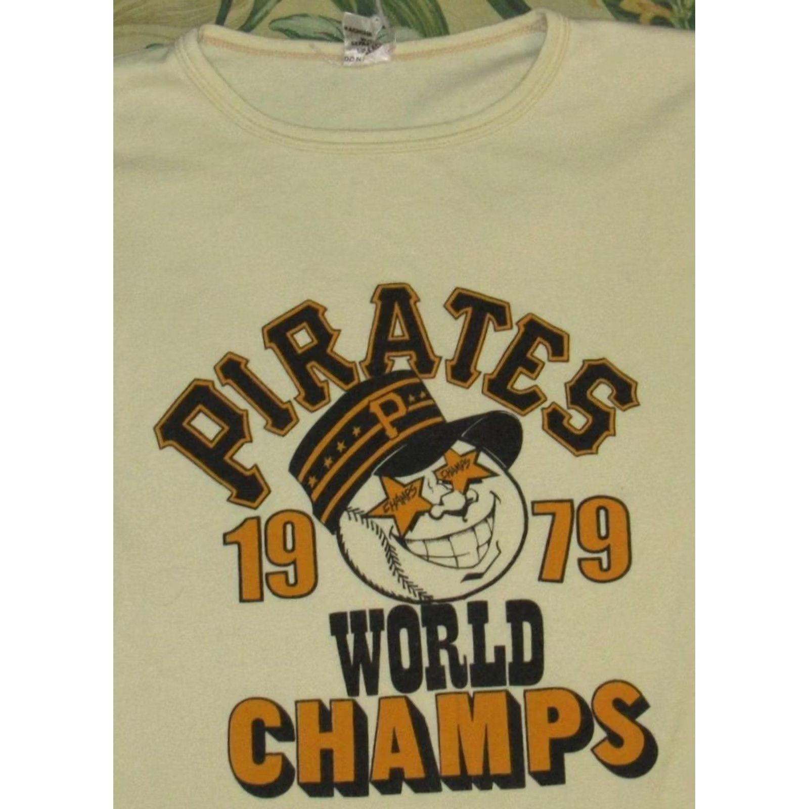 Vintage Vtg 1979 PITTSBURGH PIRATES World Champs T Shirt Small Shirt Men XS? Size US S / EU 44-46 / 1 - 2 Thumbnail