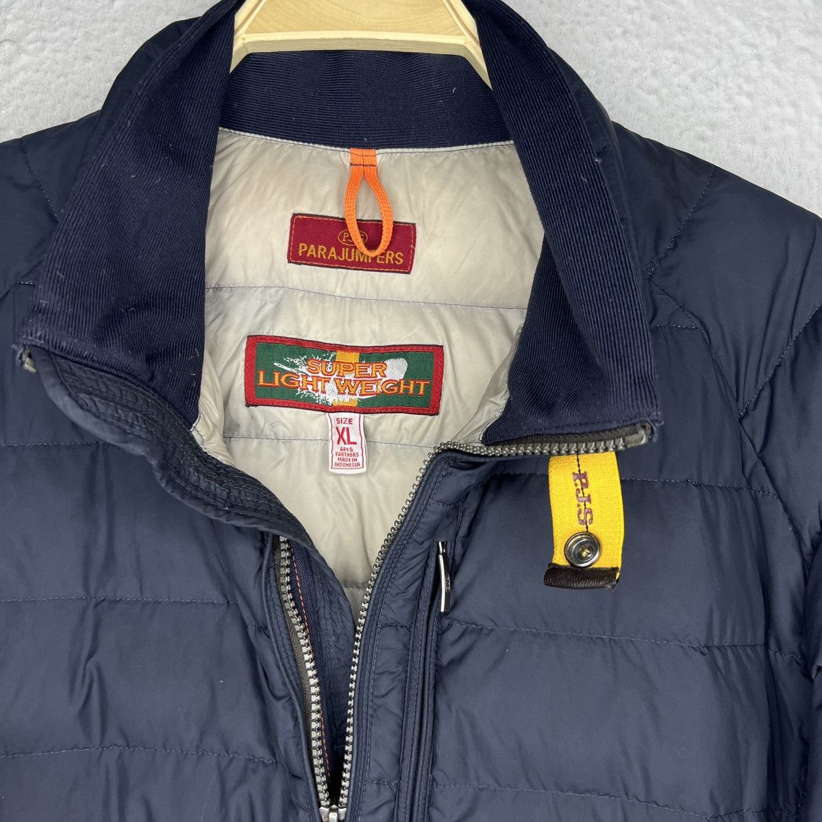 Parajumpers × Vintage Parajumpers Super Light Weight Puffer Jacket Navy Nylon Size US XL / EU 56 / 4 - 6 Thumbnail