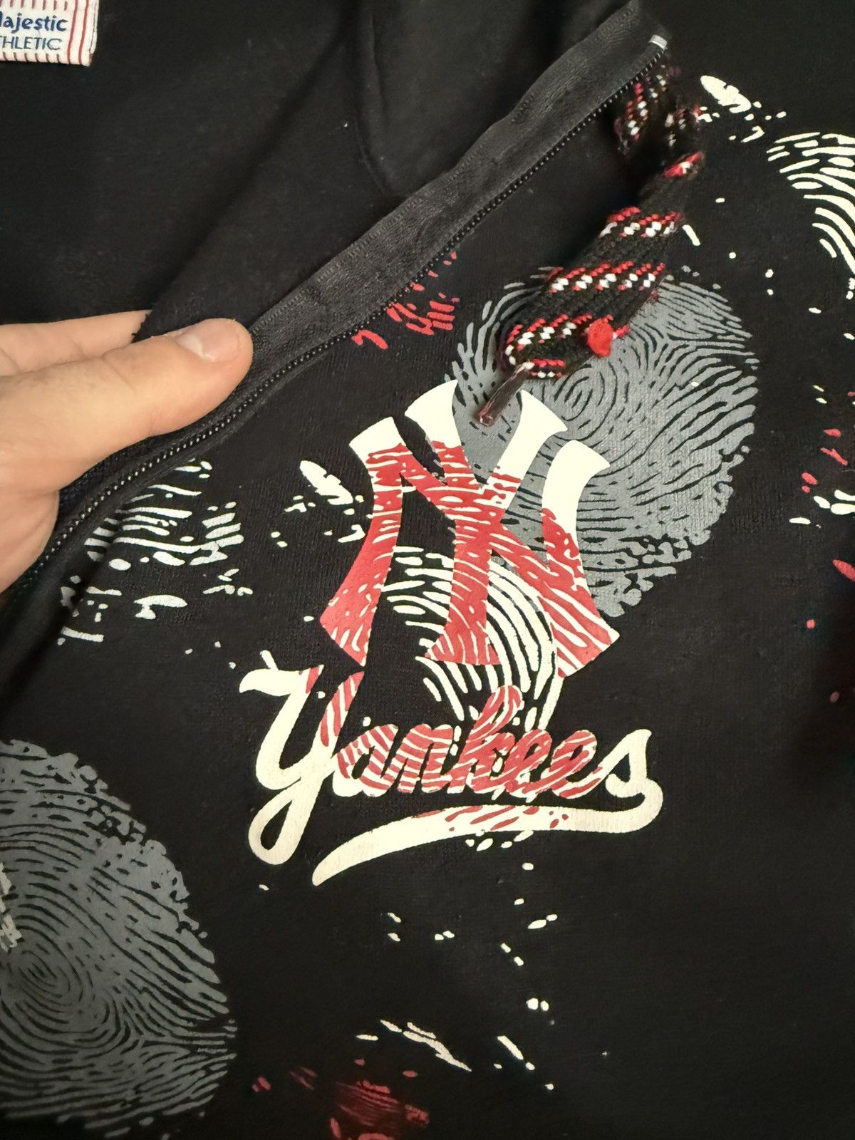 Majestic Vintage Majestic MLB baseball Zip Up Hoodie New York Yankees Size US M / EU 48-50 / 2 - 5 Thumbnail