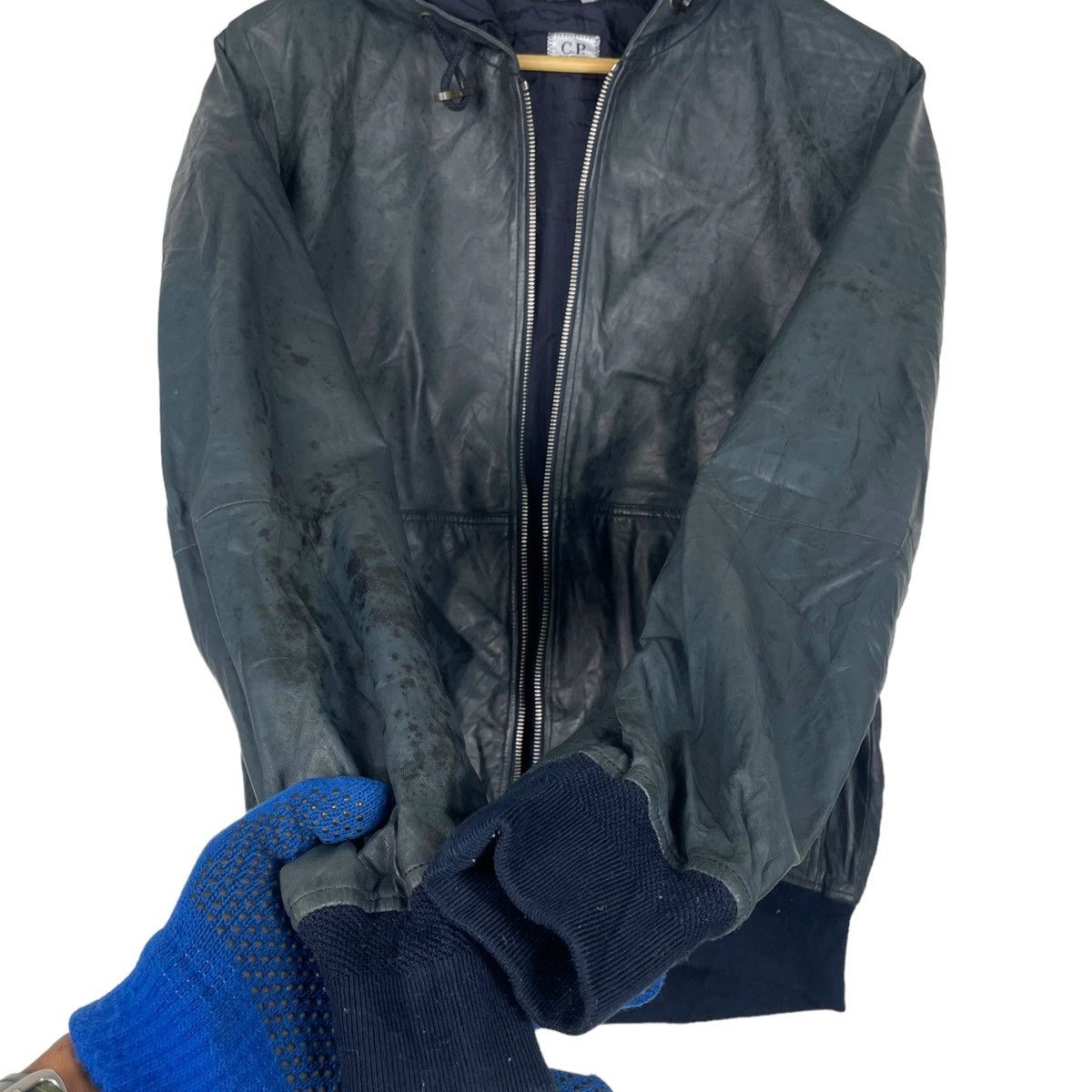 C.P. Company 💥 CP COMPANY SS2010 VERA PELLE LEATHER JACKET Size US M / EU 48-50 / 2 - 10 Thumbnail