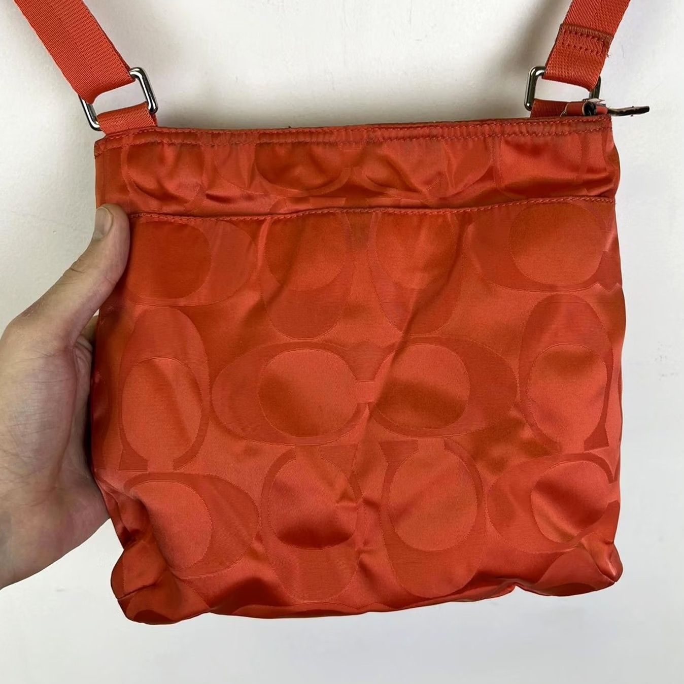 Coach VINTAGE Coach Orange Quilted Crossbody Bag Size ONE SIZE - 3 Thumbnail