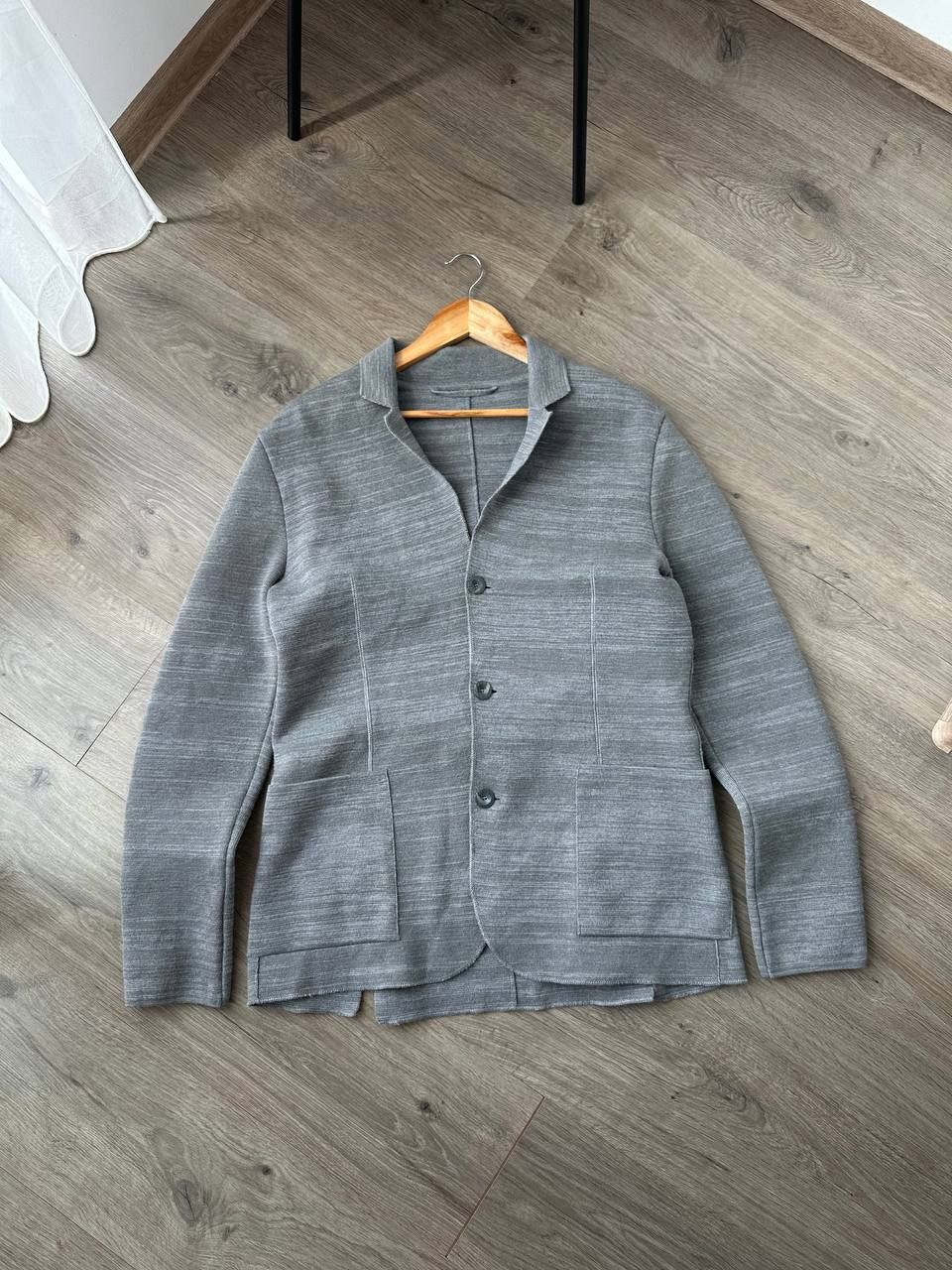 FALKE Vintage FALKE Gray Men Button M Size Blazer Jacket Size 42S - 1 Thumbnail