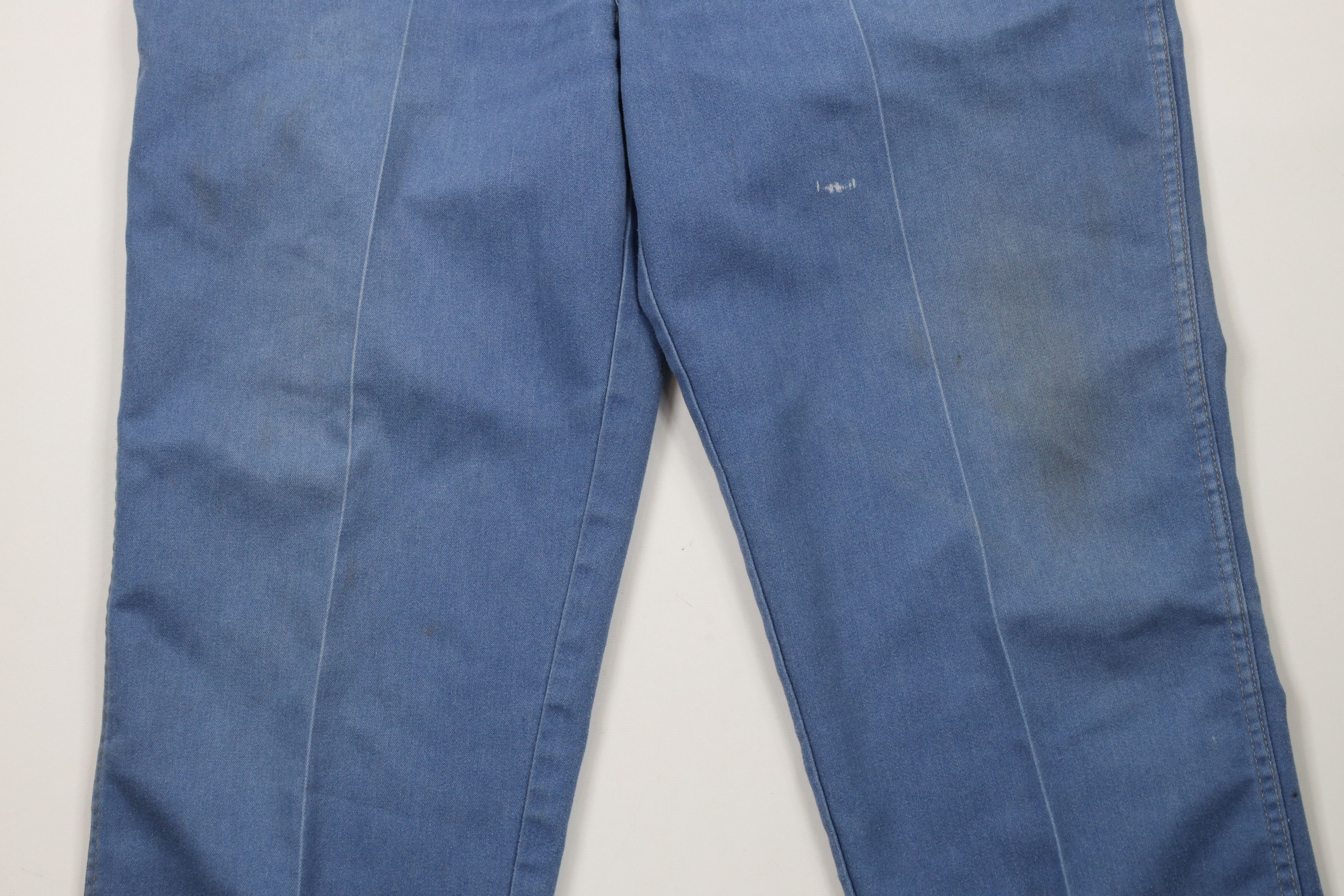 Vintage Vintage 90s Streetwear Flared Wide Leg Denim Jeans Blue Size US 36 / EU 52 - 3 Thumbnail