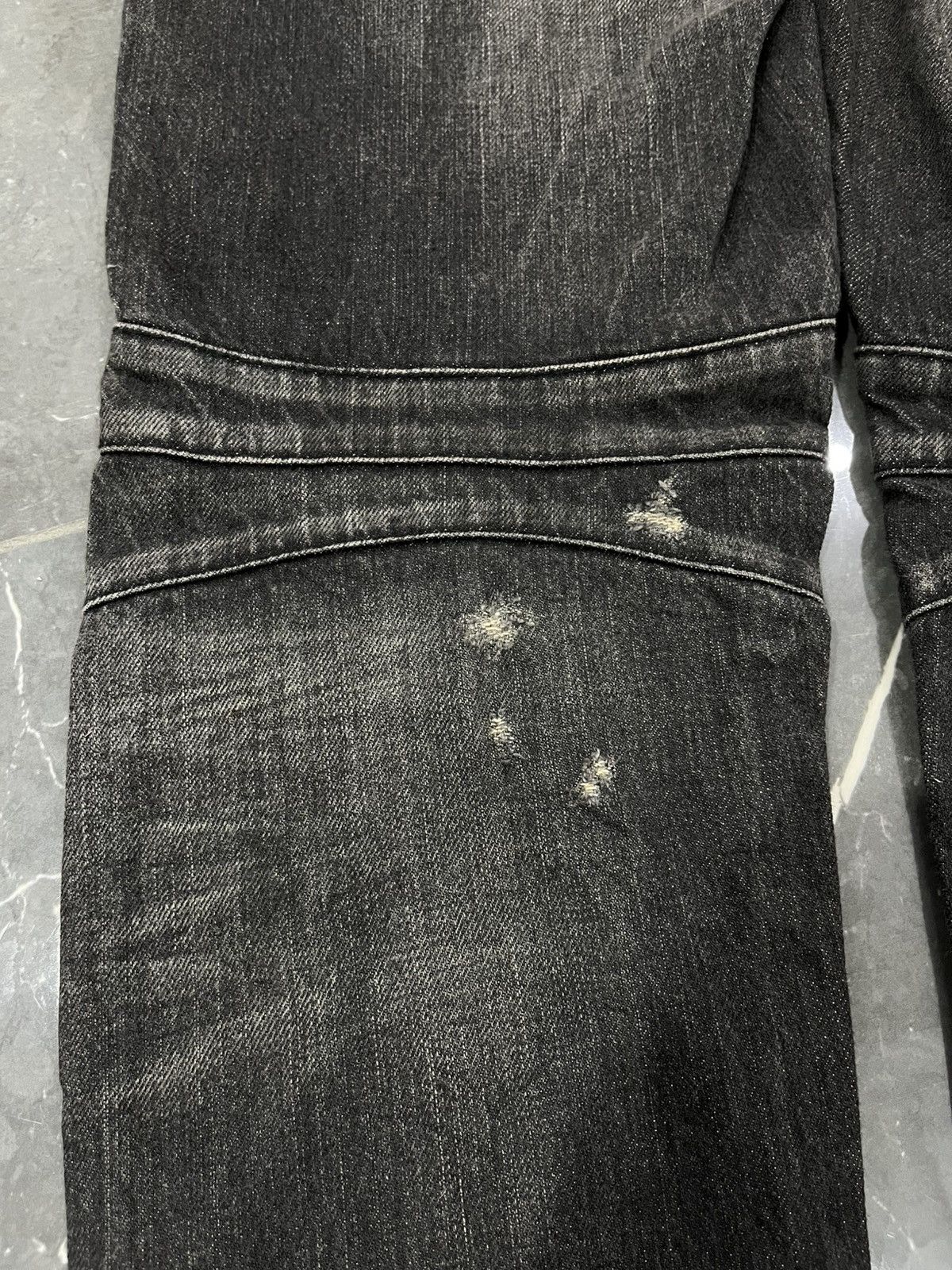 Balmain BALMAIN CHRISTOPHE DECARNIN BLACK WASH SELVEDGE Size US 33 - 16 Thumbnail