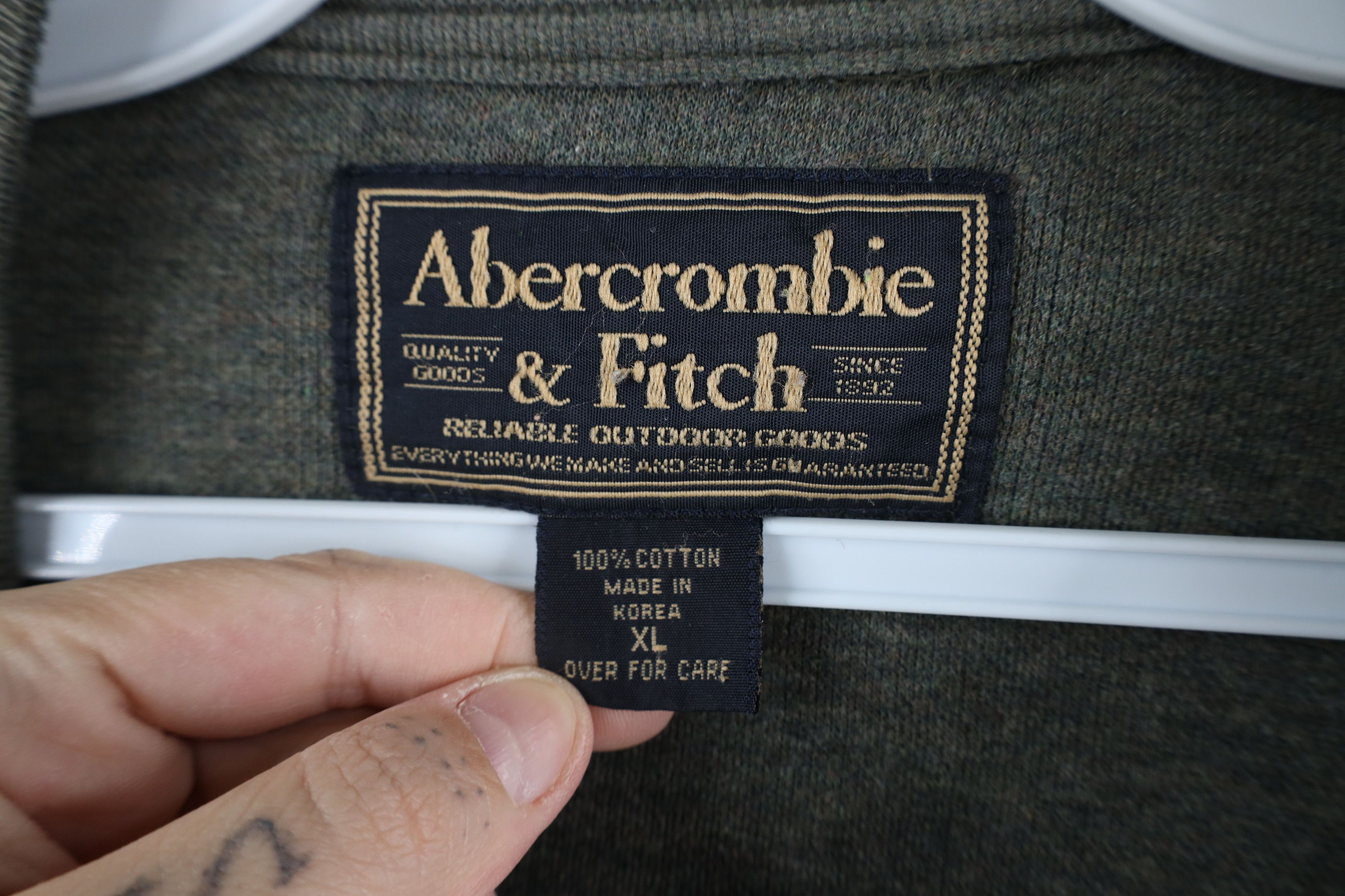 Abercrombie & Fitch × Vintage Vintage 90s Abercrombie & Fitch Knit Long Sleeve T-Shirt Size US XL / EU 56 / 4 - 9 Thumbnail