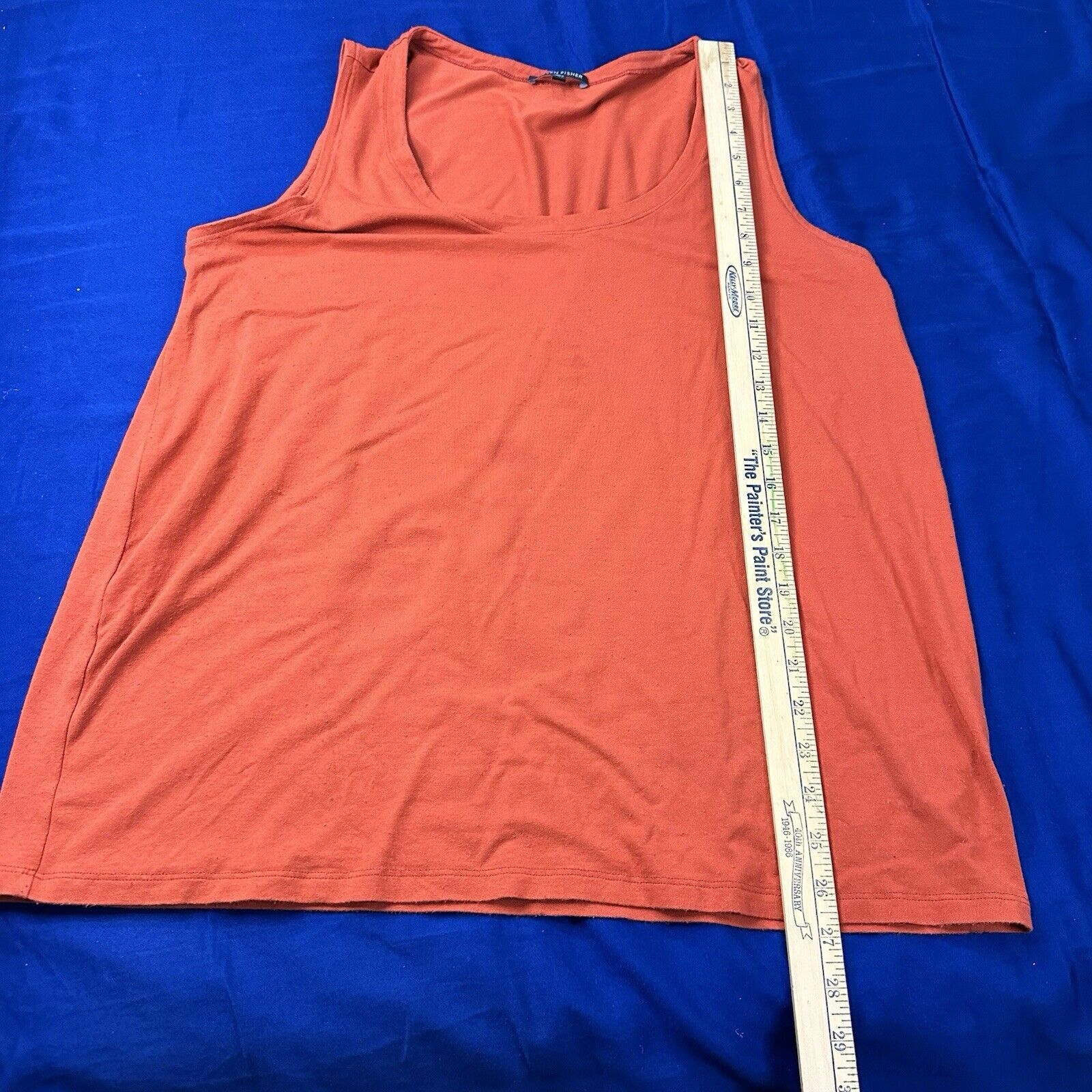 Eileen Fisher Eileen Fisher Tank Top XL Orange/coral Cami *spots* Size XL / US 12-14 / IT 48-50 - 5 Thumbnail
