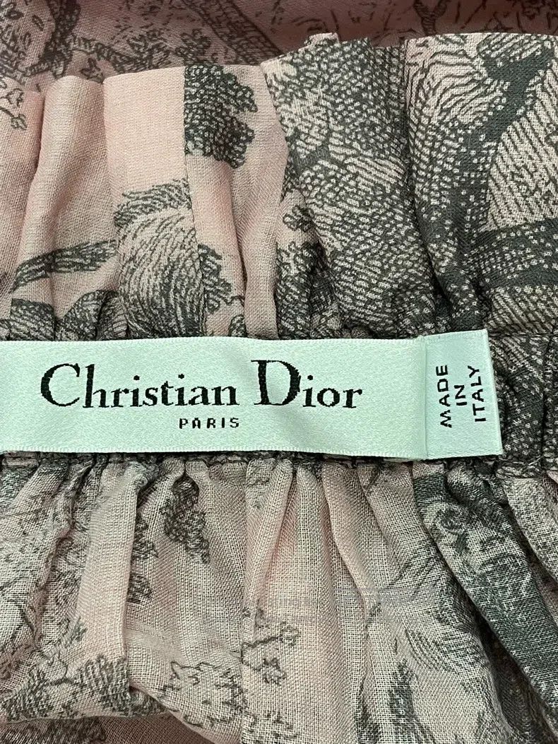 Dior Dior Vacation Series Pink Juyi Animal Print Long Skirt Size 26" / US 2 / IT 38 - 3 Thumbnail